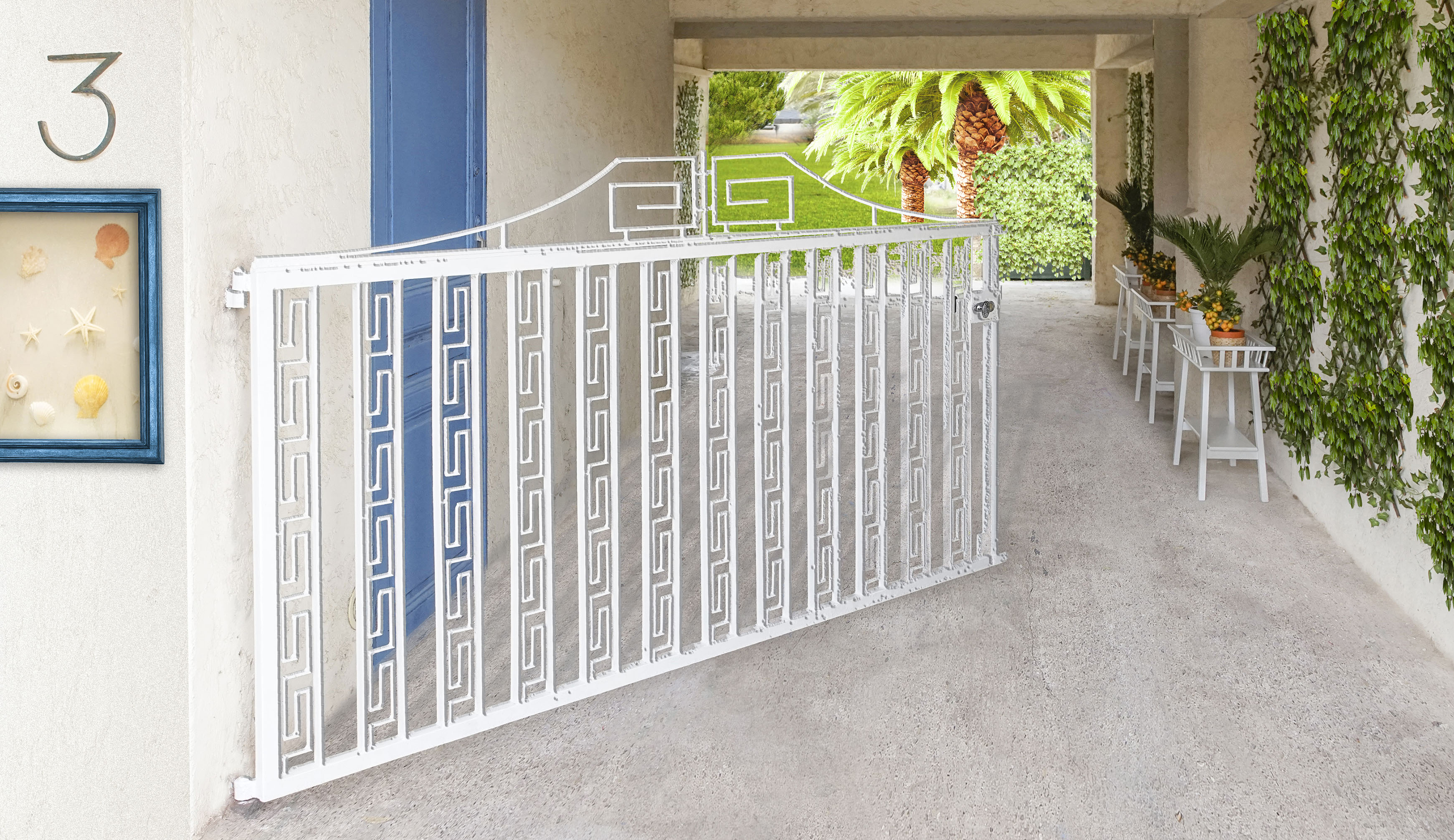 ENTREE JARDIN PARKING RESIDENCE - Les Mandariniers