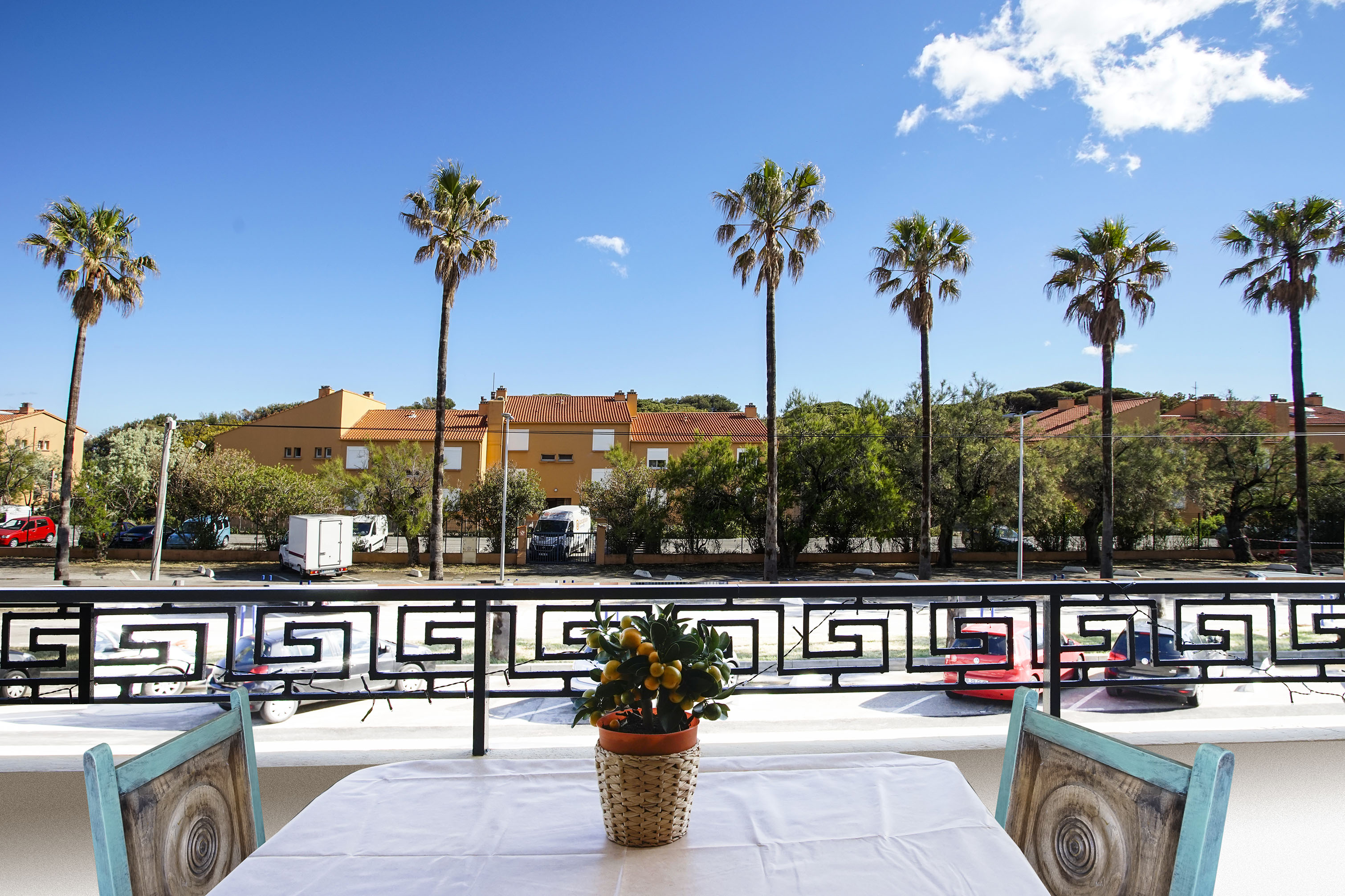 VUE BALCON STUDIO COTE SUD ETAGE - Les Mandariniers