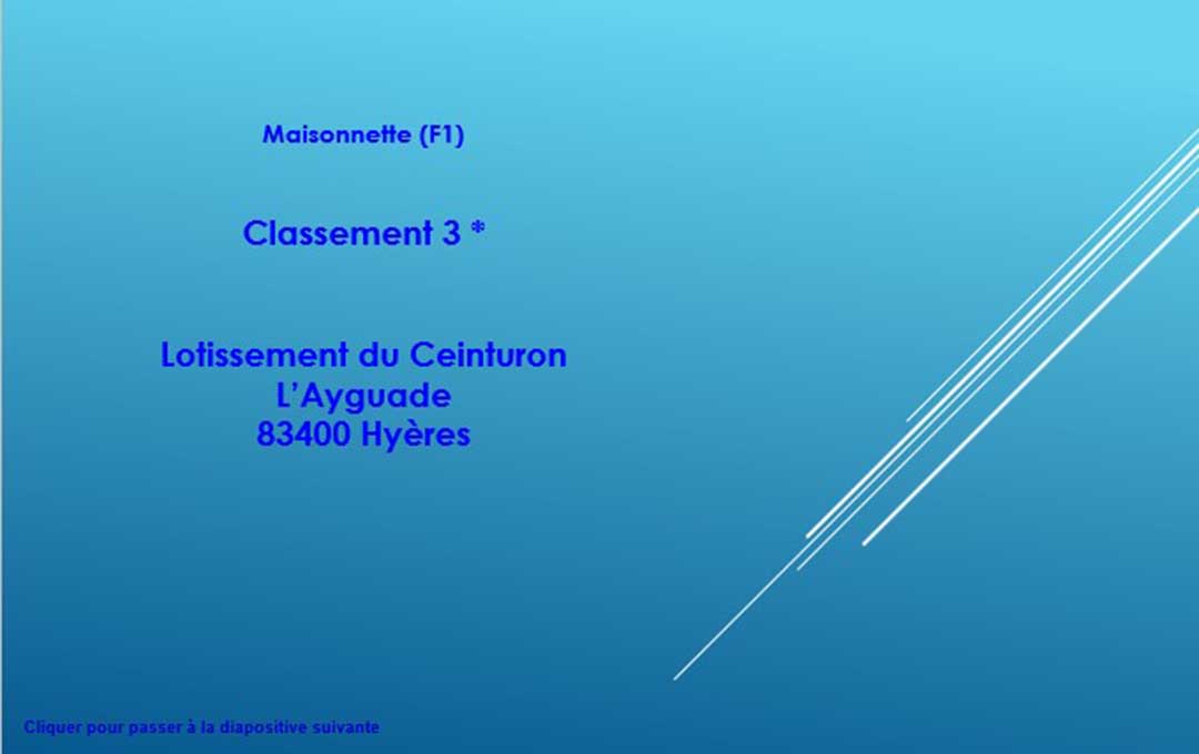 Maisonnette T1 - 2 personnes - M. Blanqui