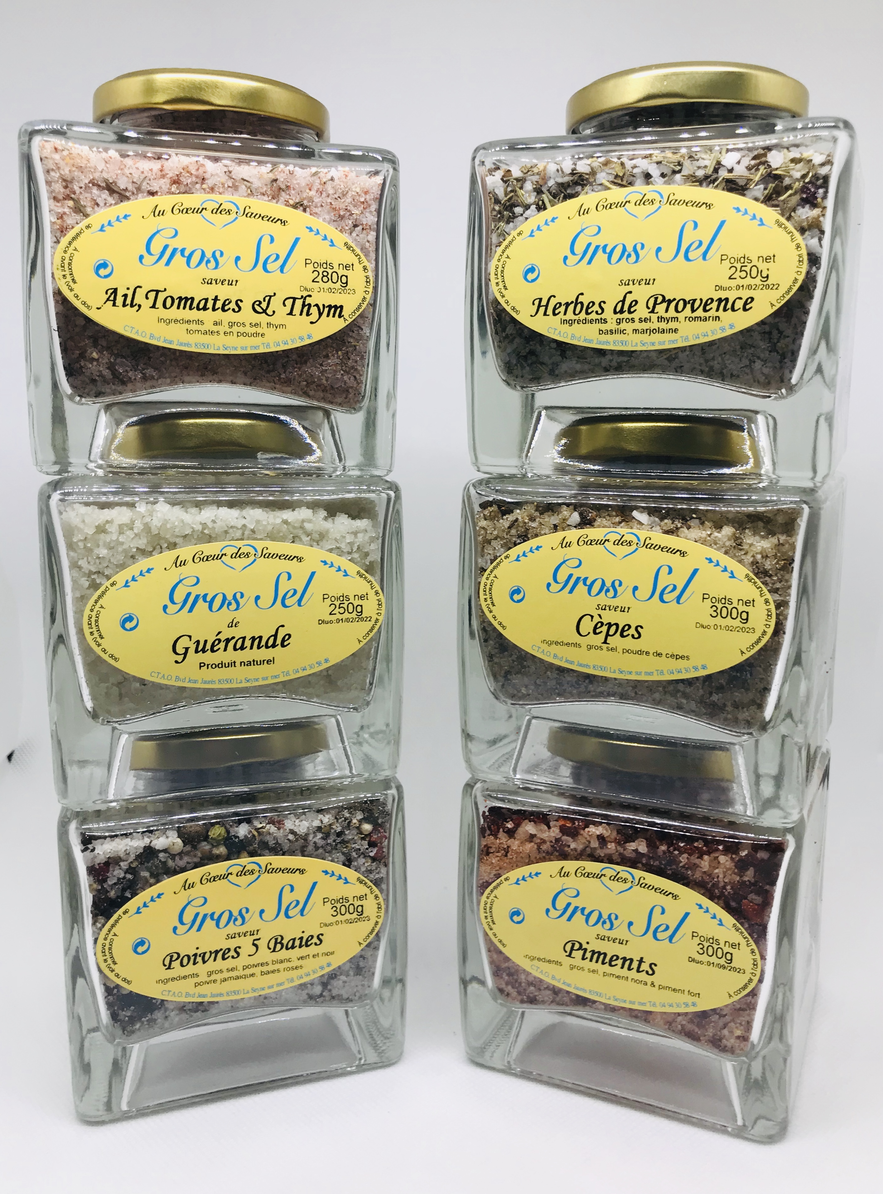 Pots sels et épices - au coeur des saveurs