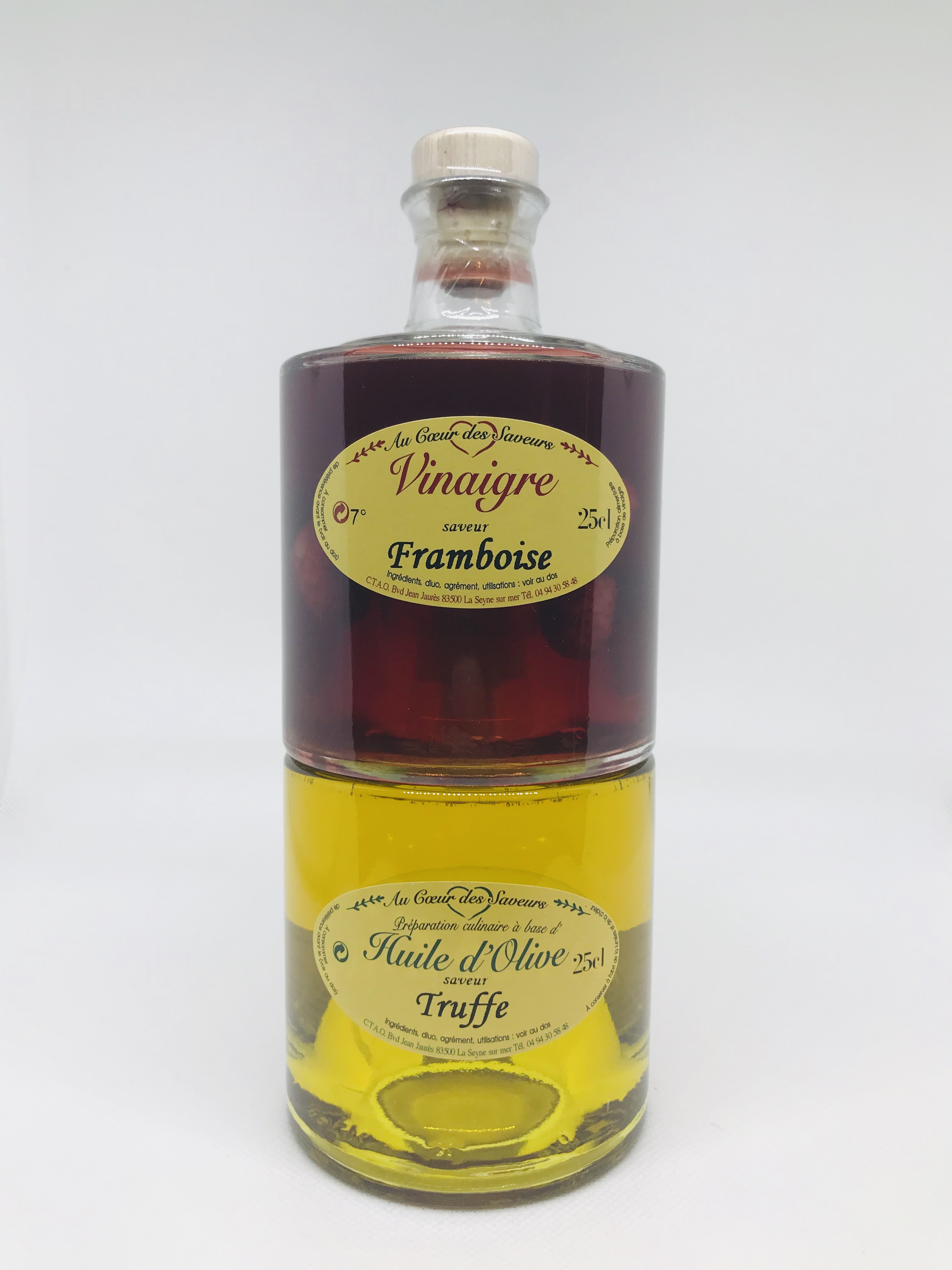 empilables huile d'olive et vinaigre - au coeur des saveurs