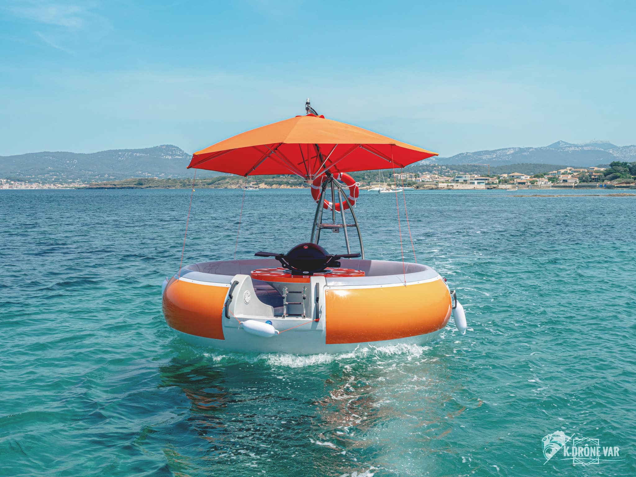 Barbecue en mer à Six Fours - K Drone