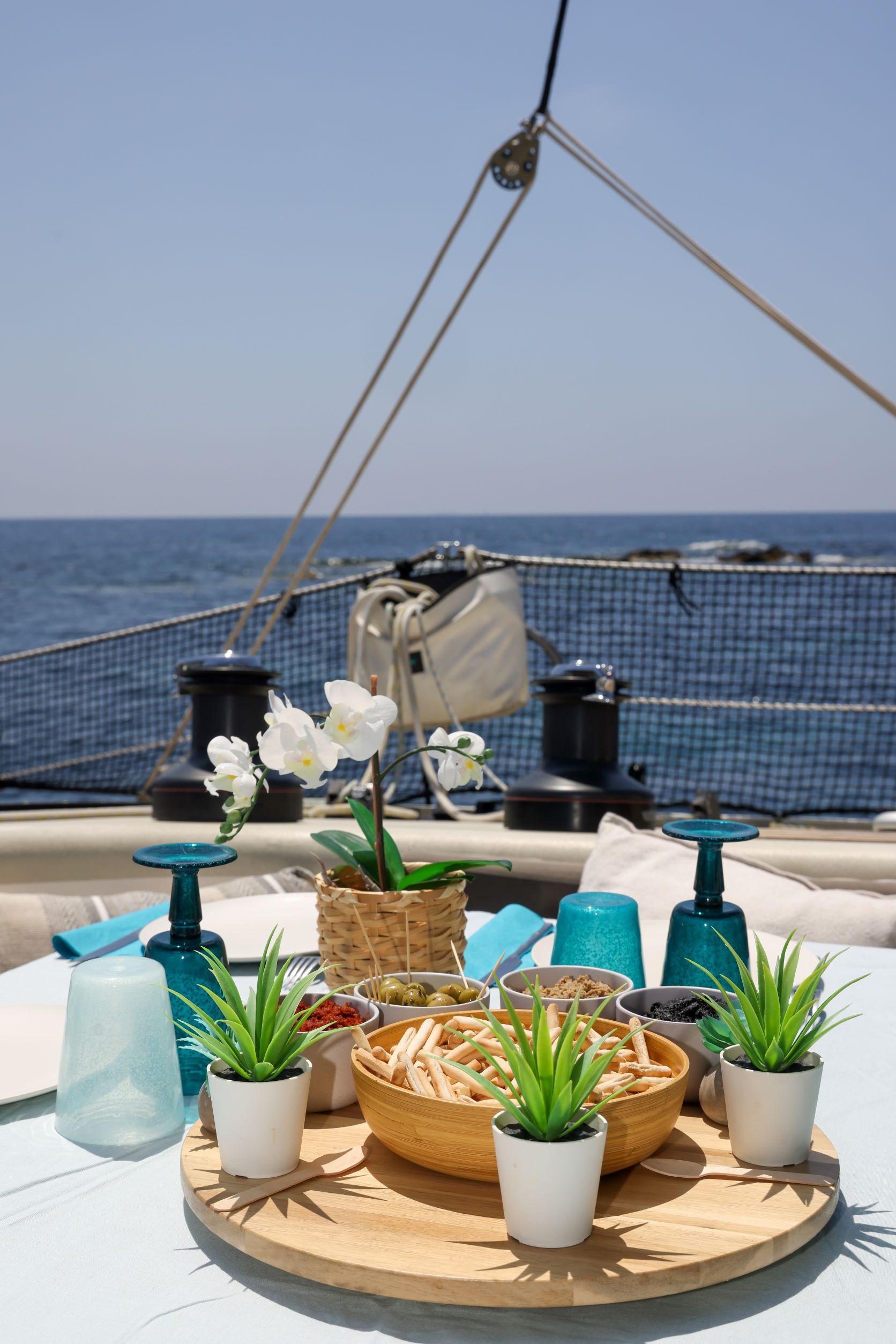 Apéritif en mer - Agence Urope