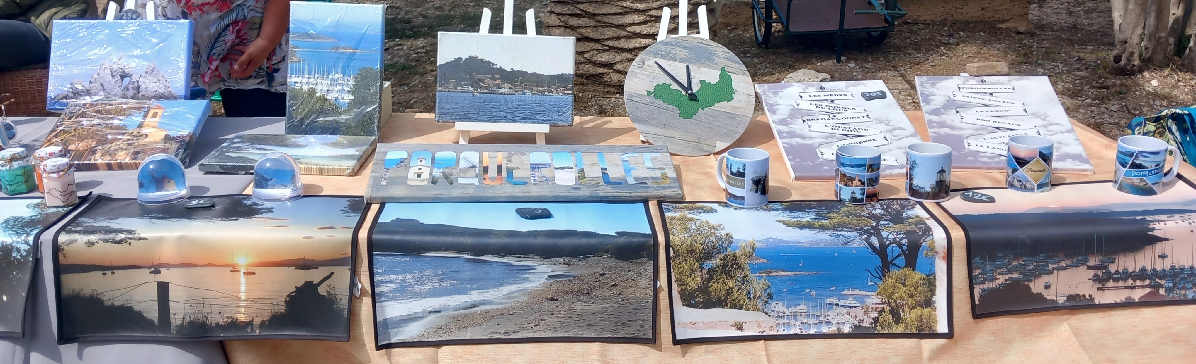 Marché artisanal Porquerolles - S.Janocha