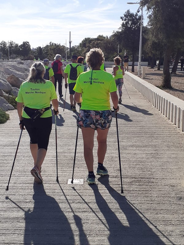 Photo marcheurs - DR/Asso° Toulon Marche Nordique