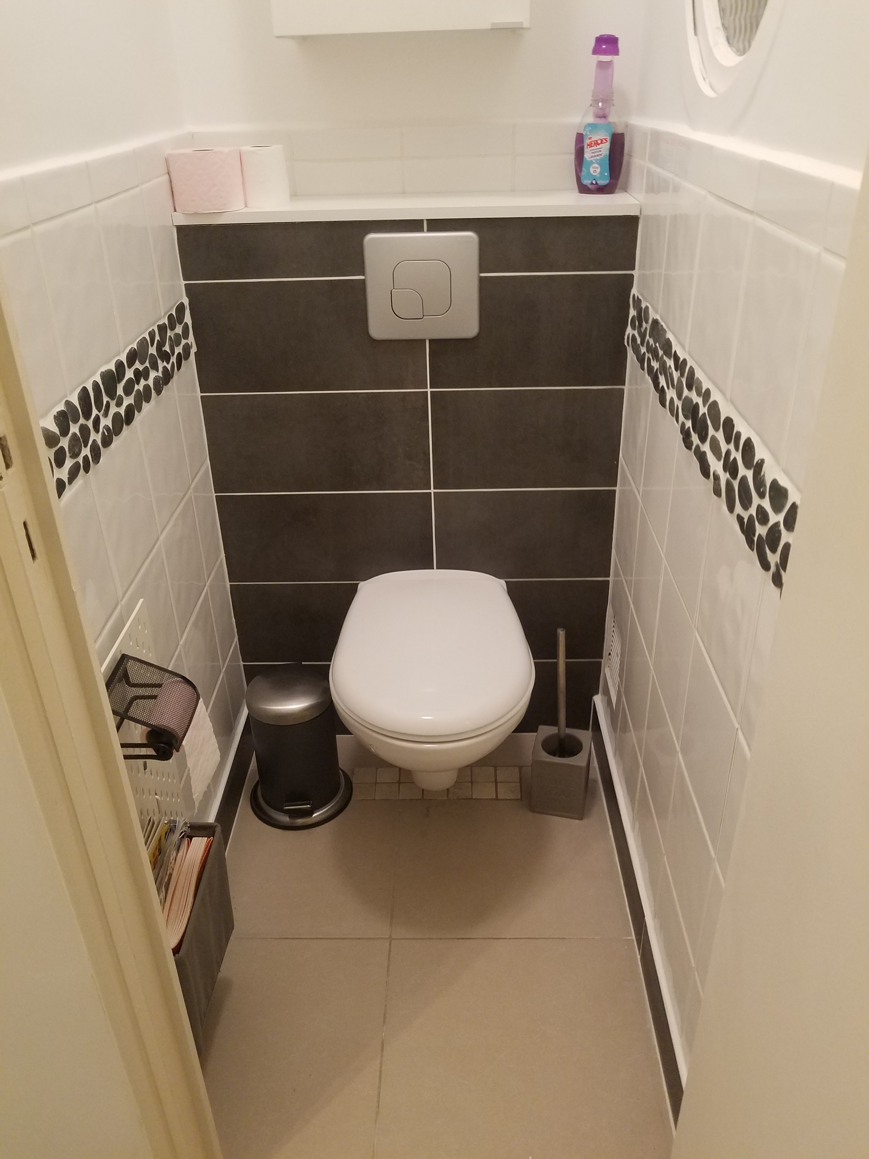 Toilettes rénovés - Catherine et Bruno Delorme