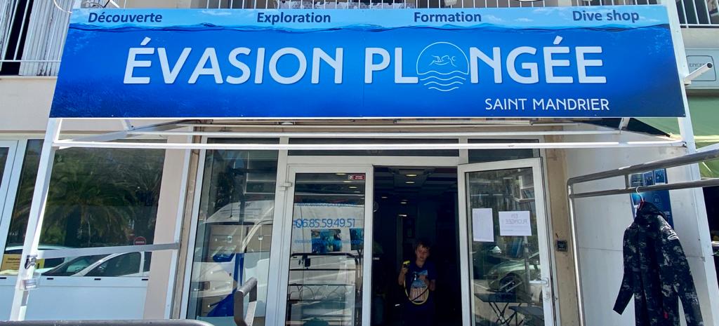 Enseigne - Evasion Plongée