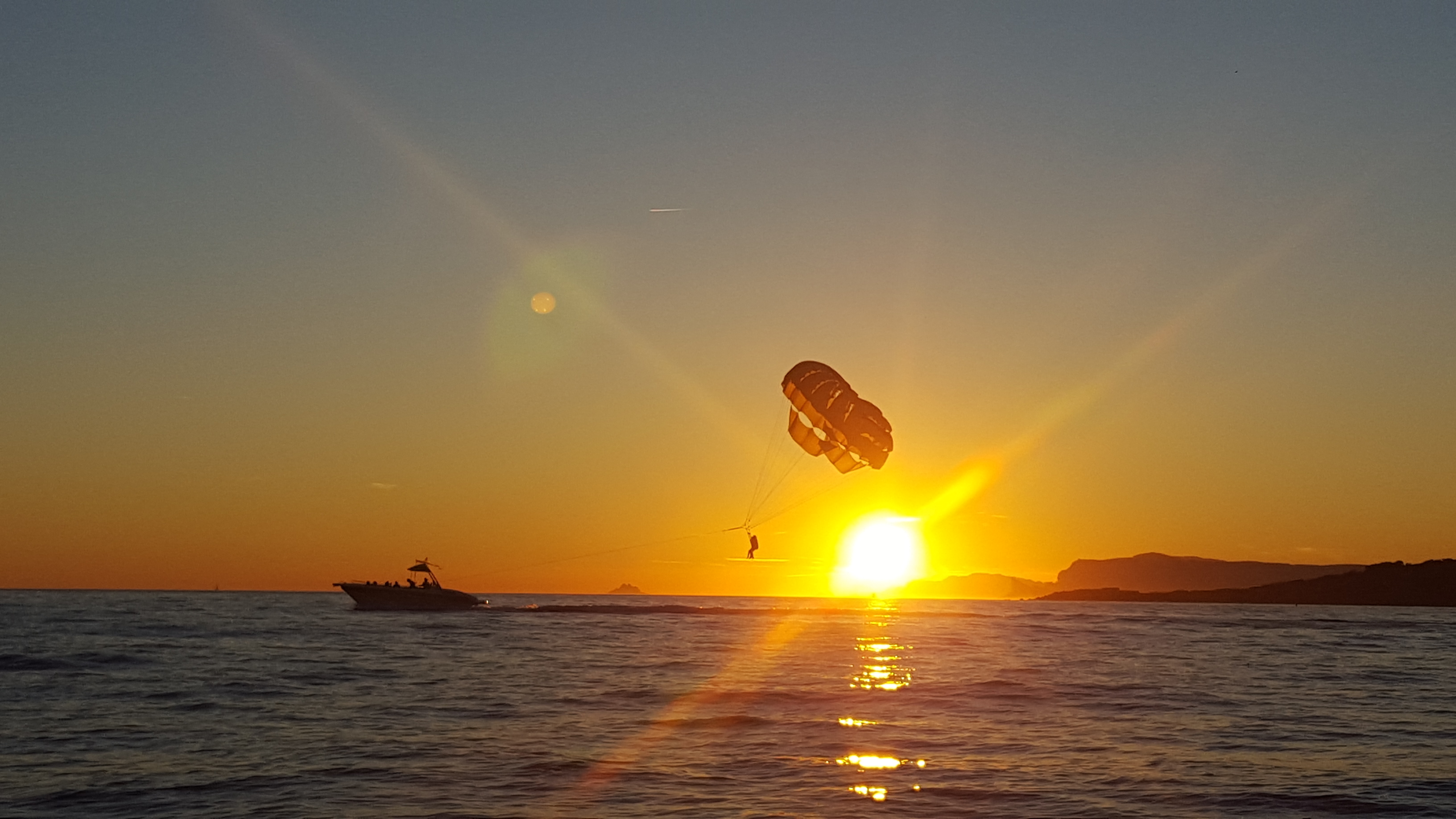 Coucher de soleil en vol - Waky Sea