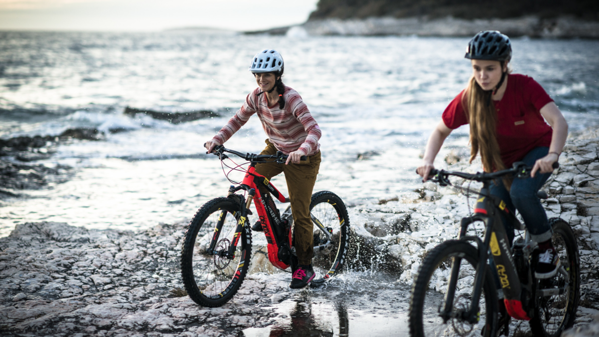 Vélo au bord de mer - Cube