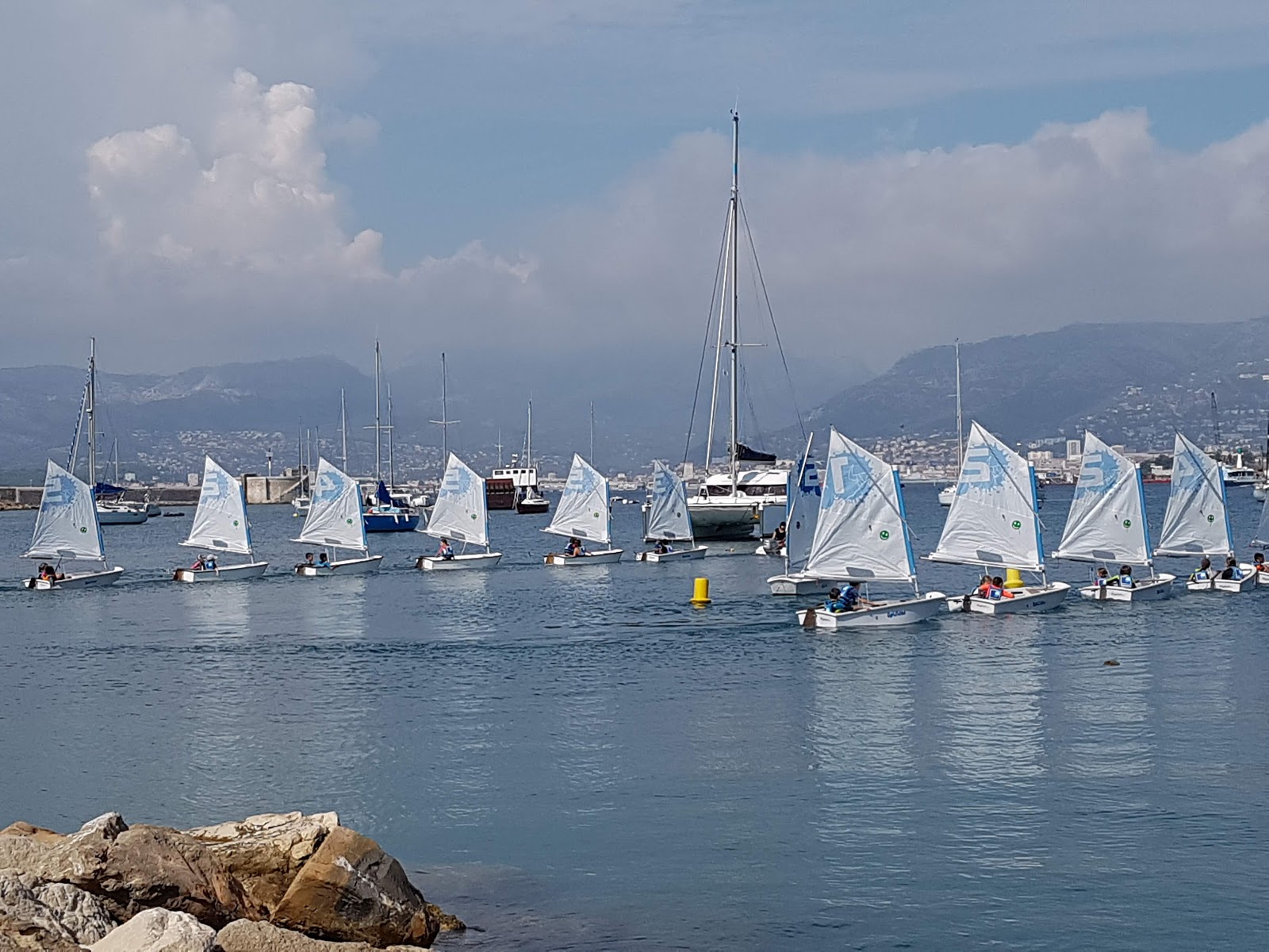 Les optimists - Centre nautique de Saint Mandrier