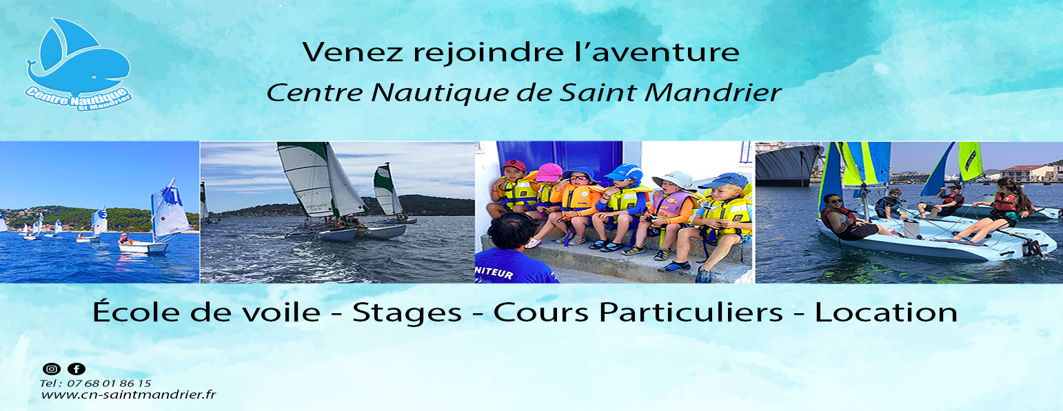 Venez rejoindre l'aventure - Centre nautique de Saint Mandrier