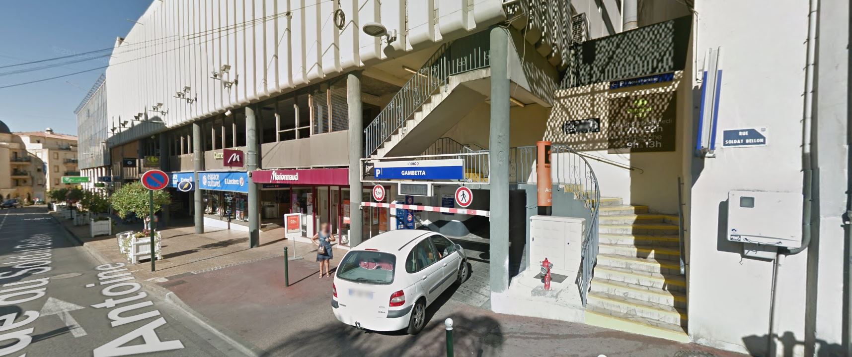 l'entree du parking gambetta indigo - Parking Indigo Gambetta