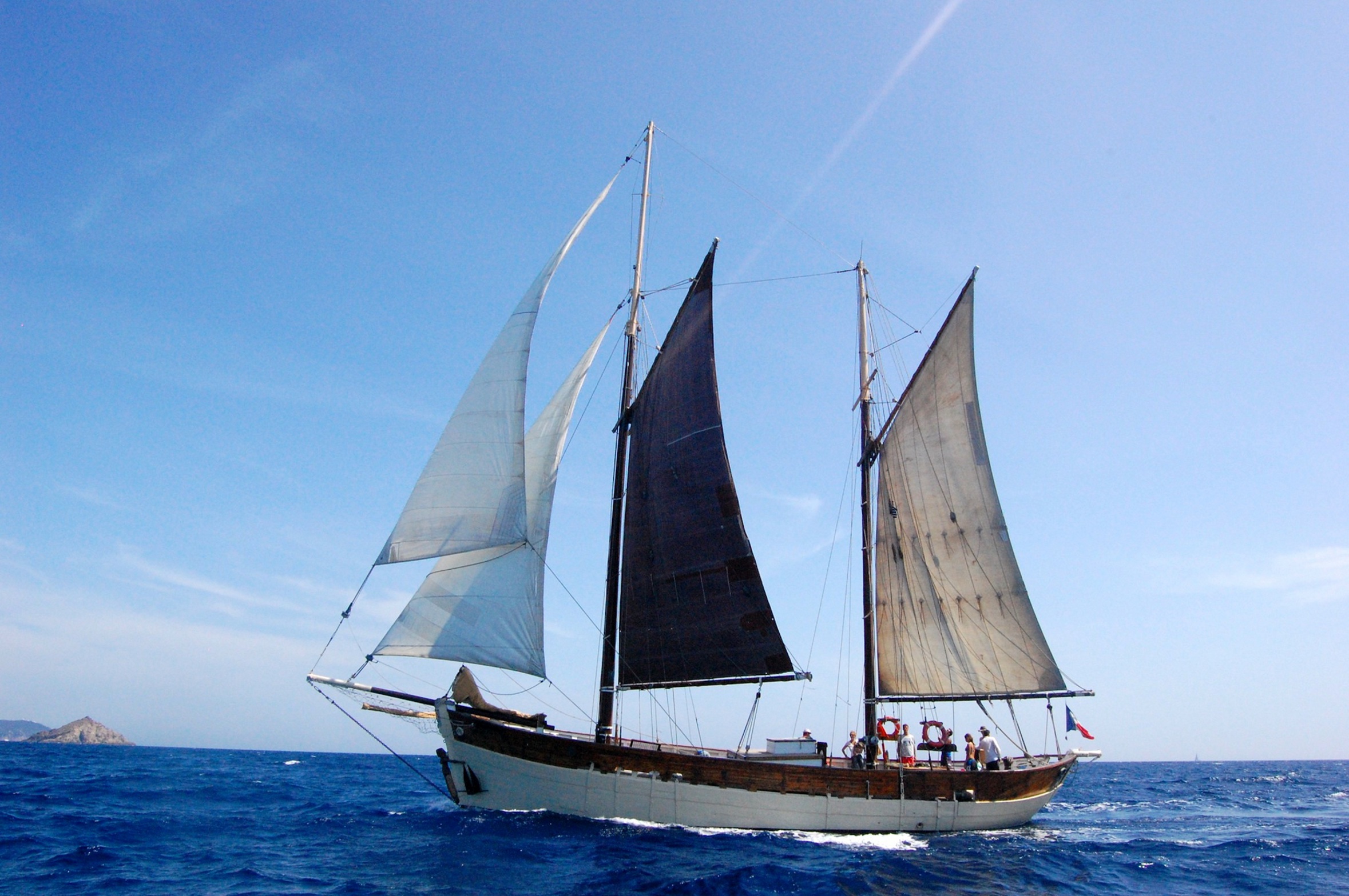Journée en mer  à bord d'un vieux gréement - JLDA