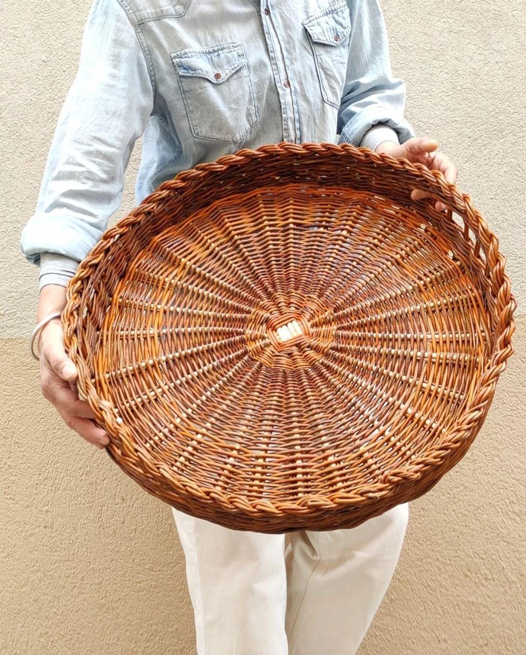 Plateau en osier brut - Un brin c'est tout !