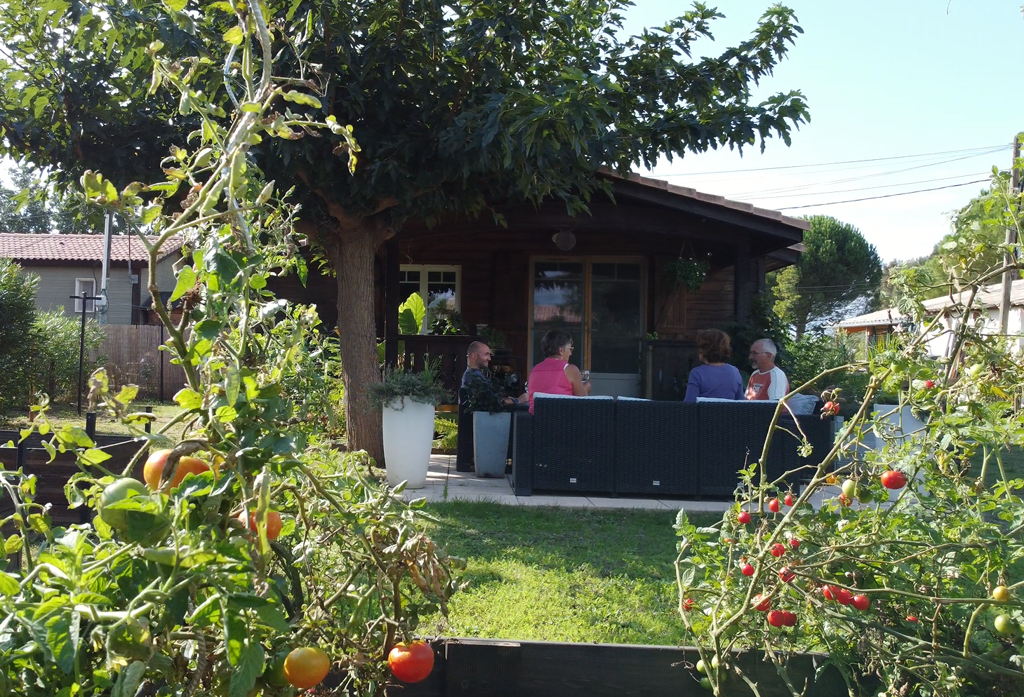 A l'heure de l'Apéro après le jeu de boules - Domaine du Tian