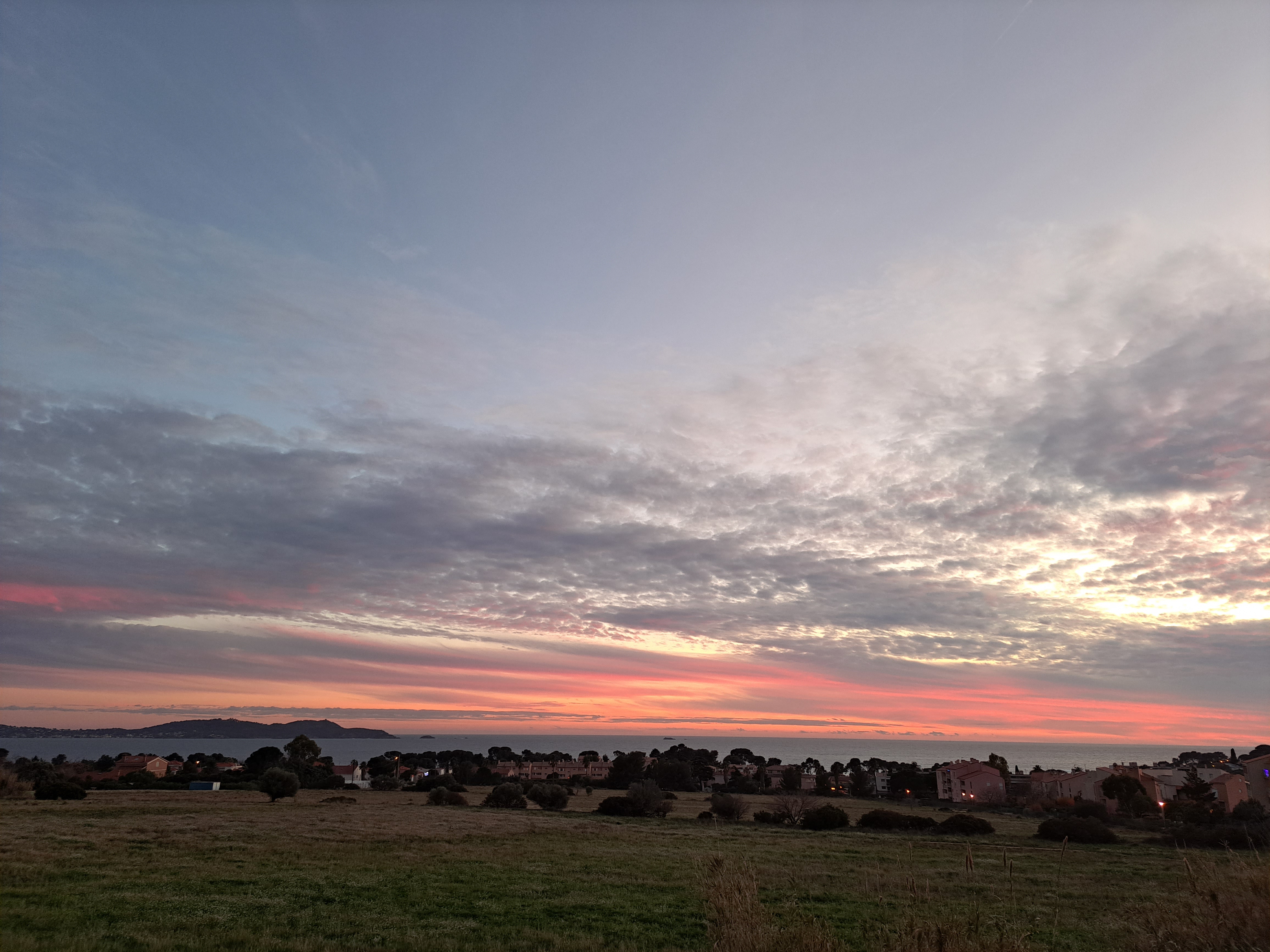 Coucher de soleil de la terrasse - Maya.H