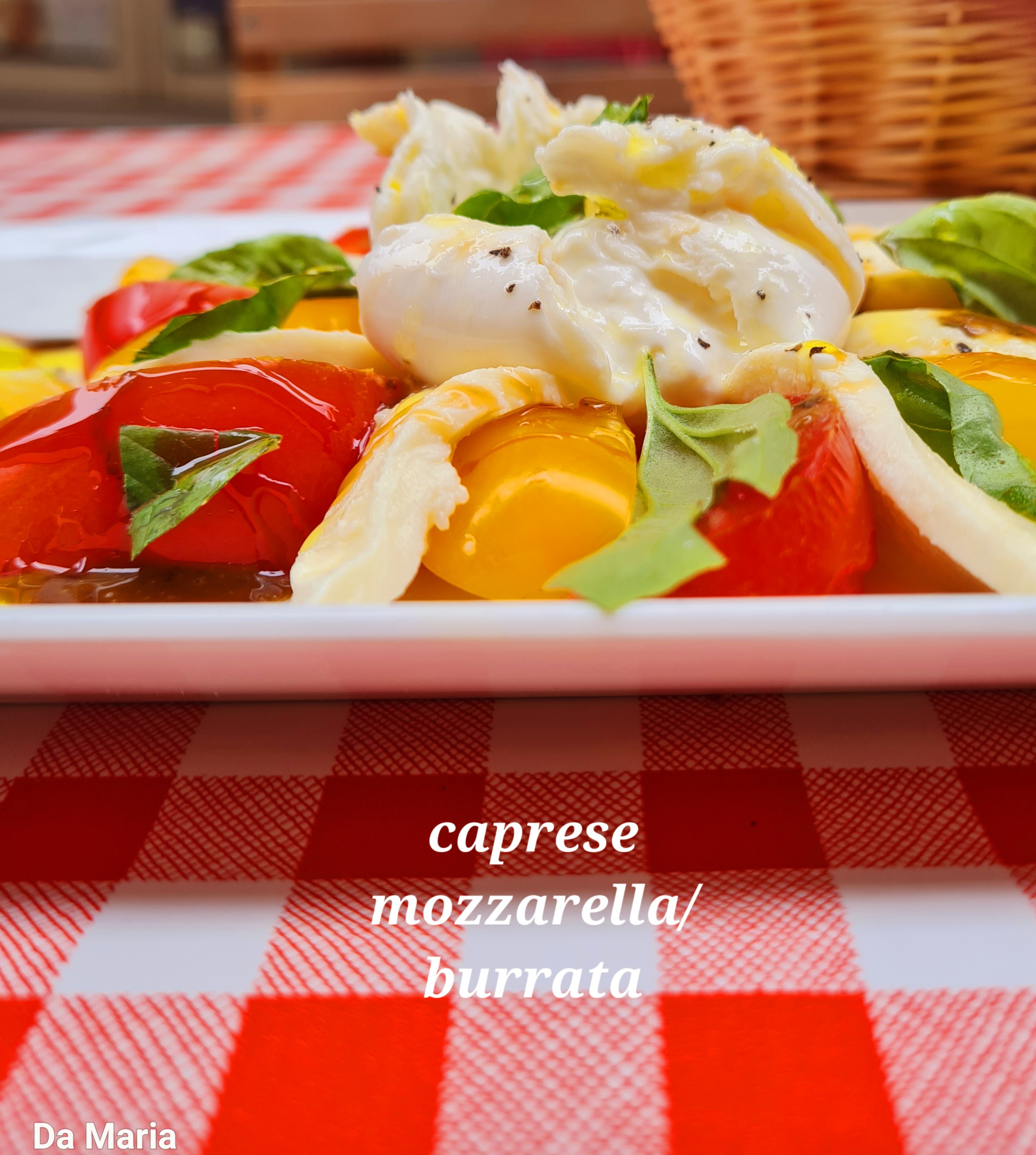 Burrata caprese - Da Maria