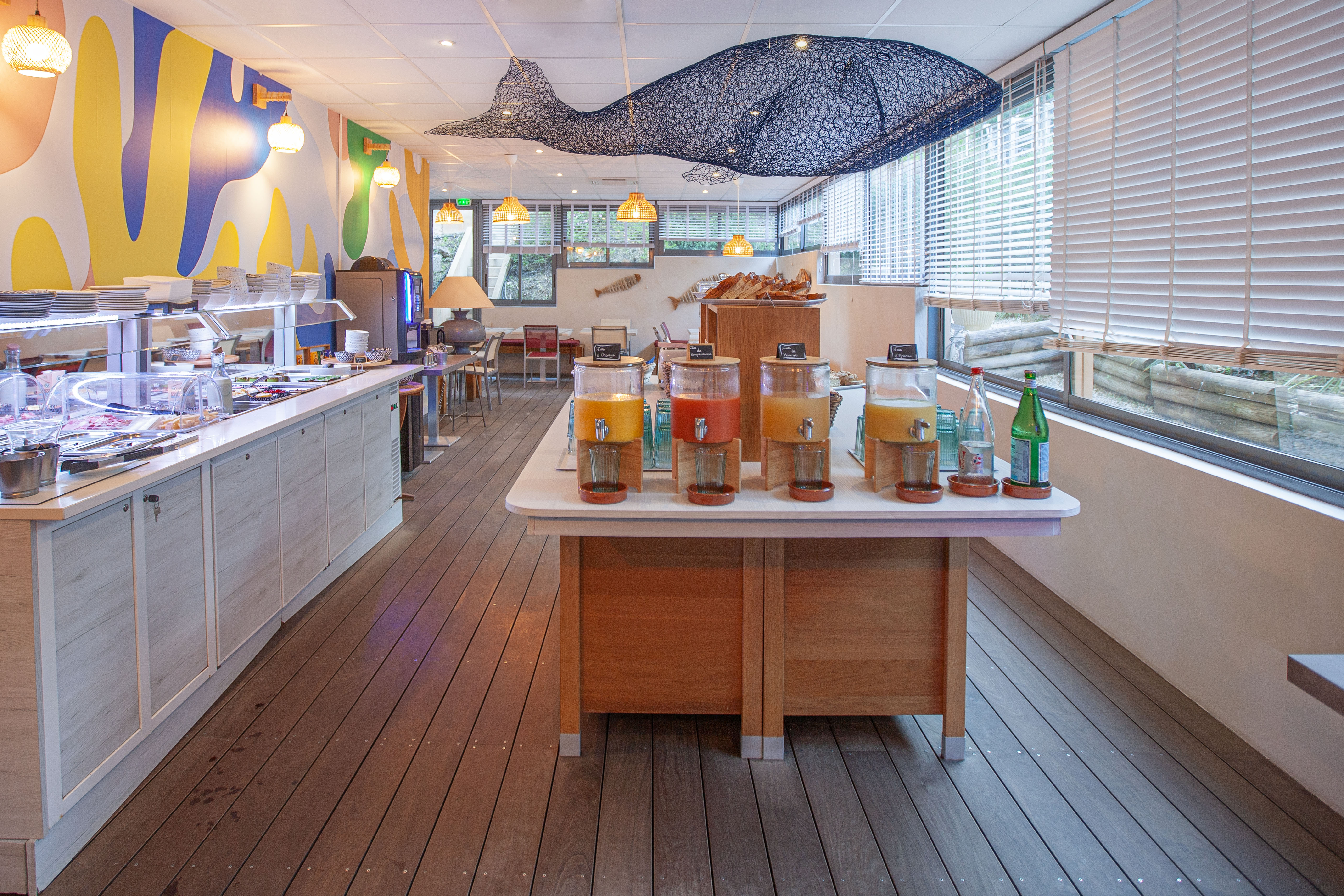 La salle petits-déjeuners - Hôtel Les Mèdes