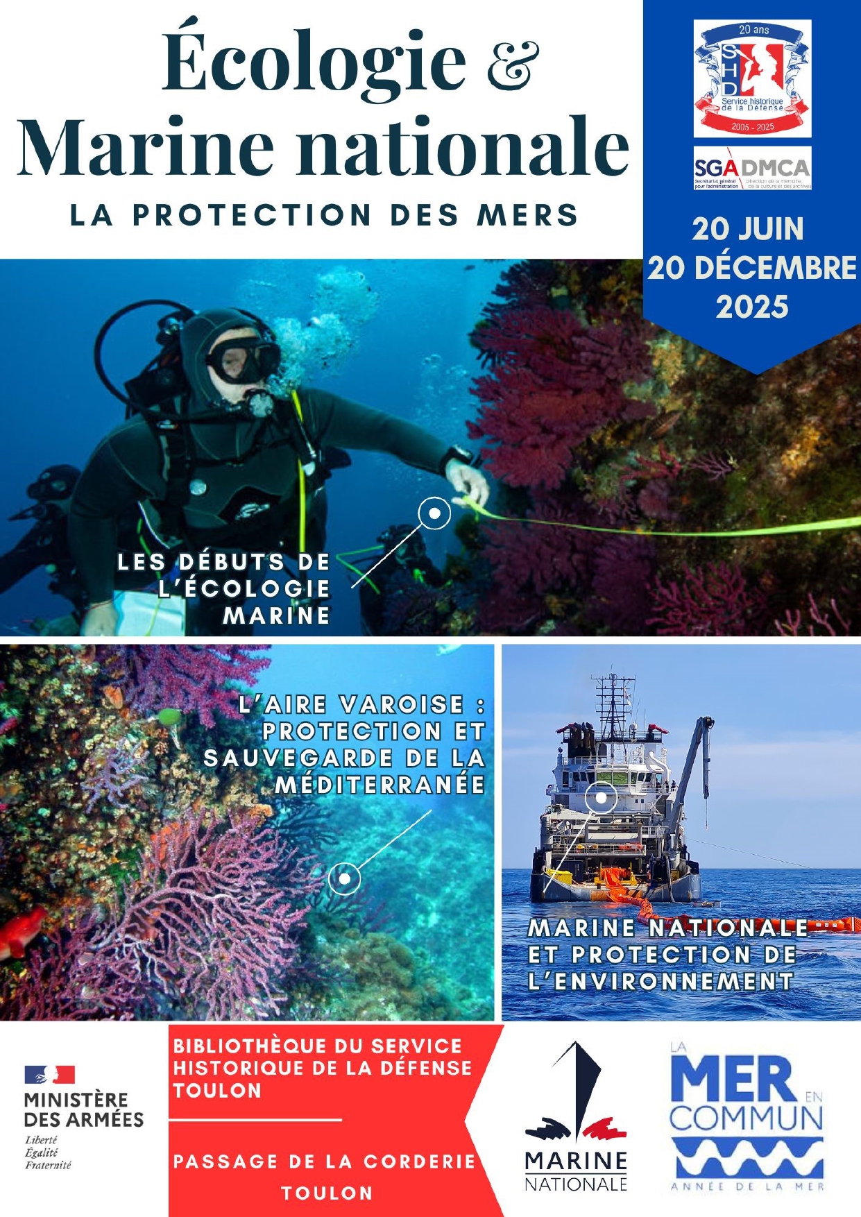20250523_SHD_CRT_DSE_EXPO-DOSSIER-ECOLOGIE-&-MARINE-NAT-2025-ANNEE-ME1_page-0001 - DR / Service Historique de la Défense