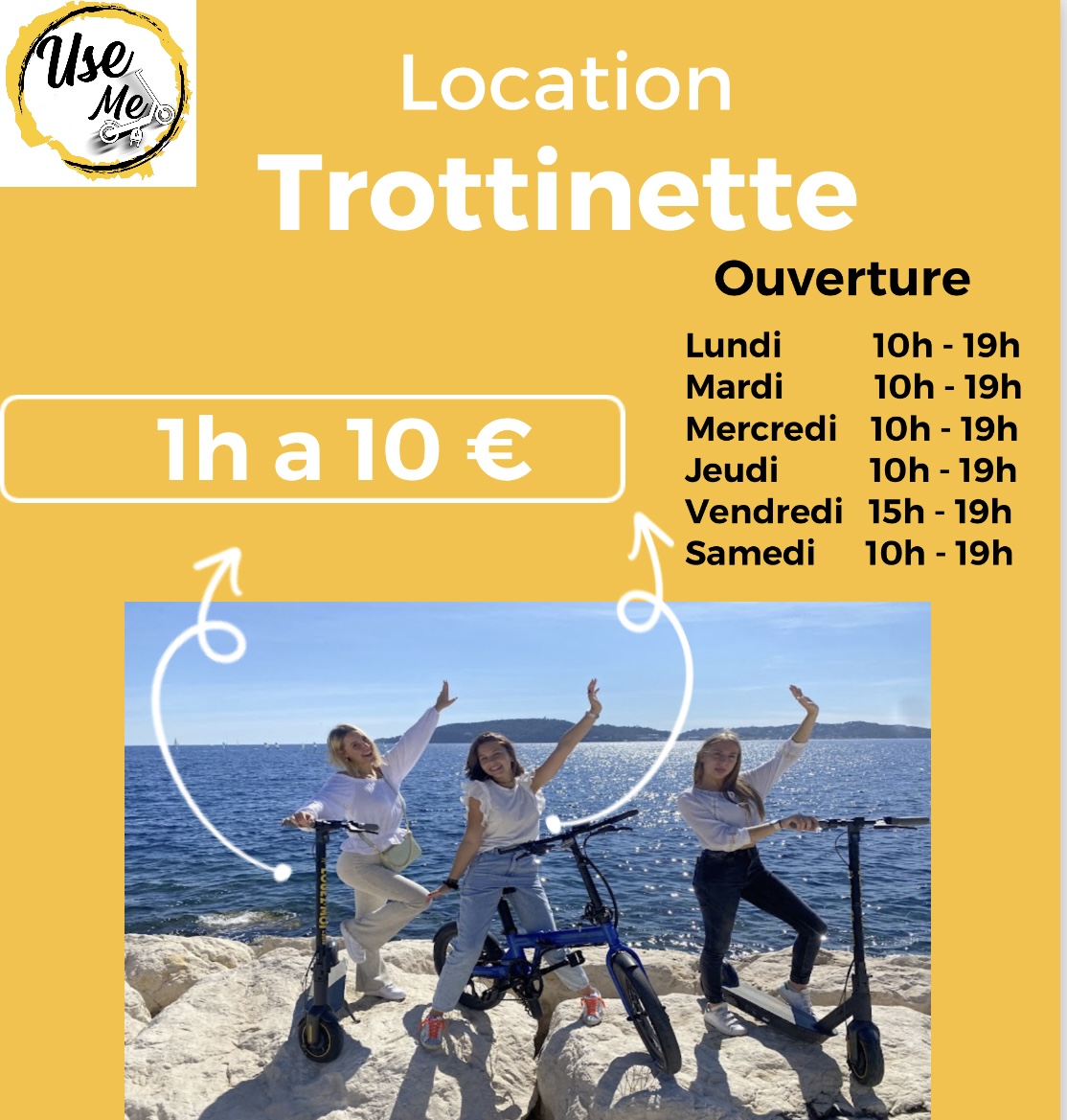 Use Me Location de trottinettes électriques - Use Me Location de trottinettes électriques