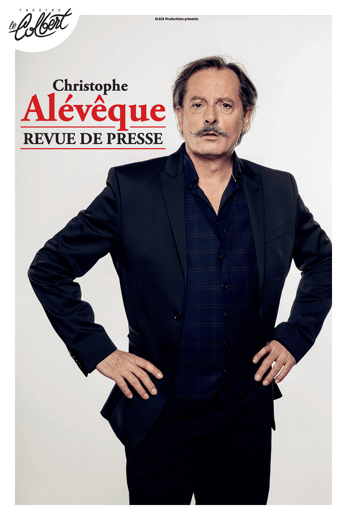Affiche Christophe Aleveque - DR / Théâtre Le Colbert