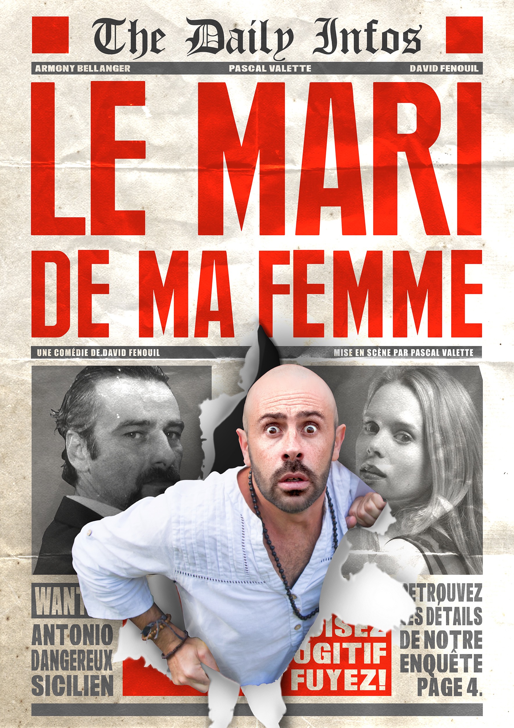 AFFICHE LE MARI DE MA FEMME- dernière version - DR / Théâtre Le Colbert