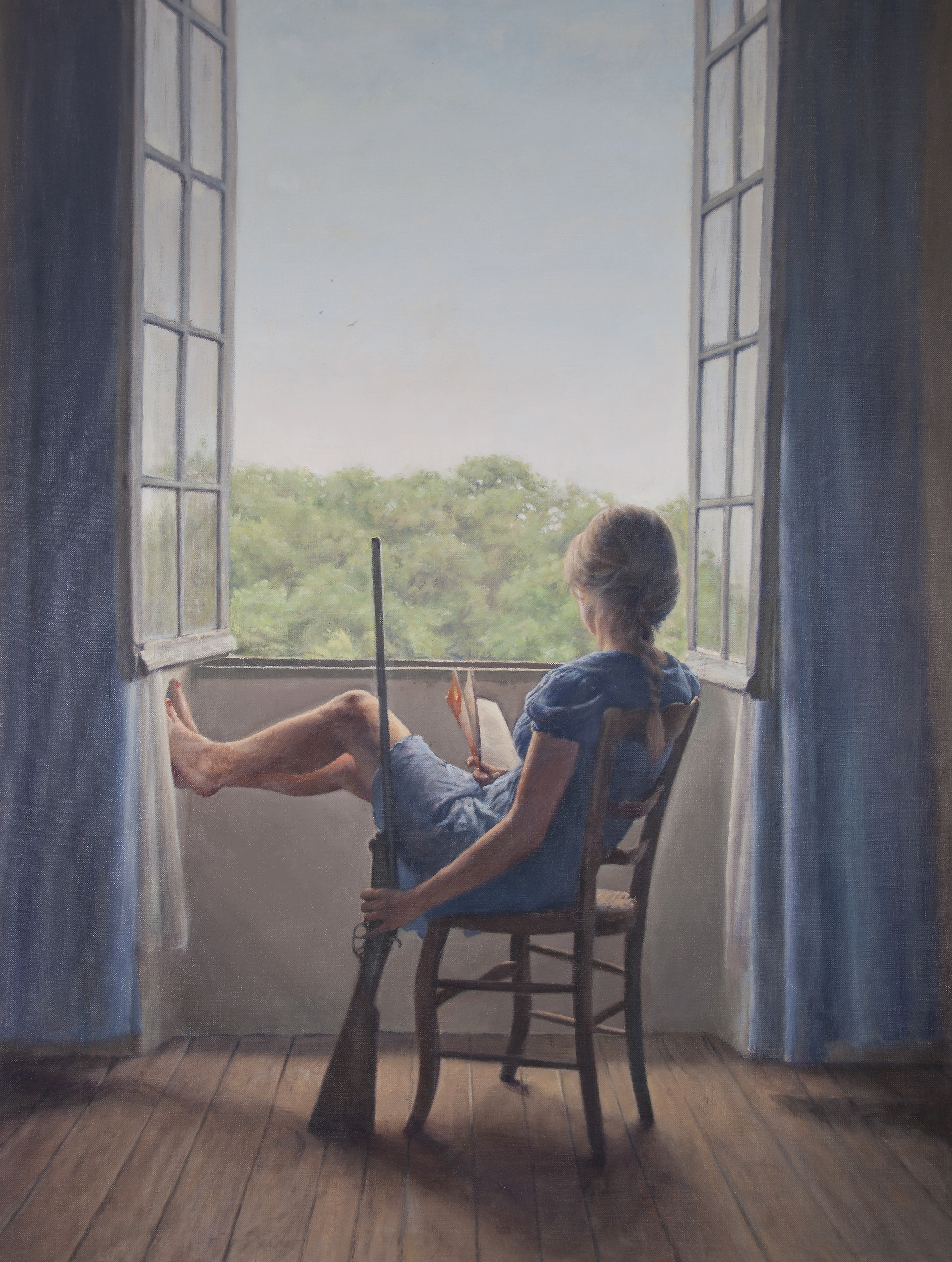 I will survive - A RF Waiting Final 24x19 inc border ©Alex Russell Flint - Alex Russell Flint