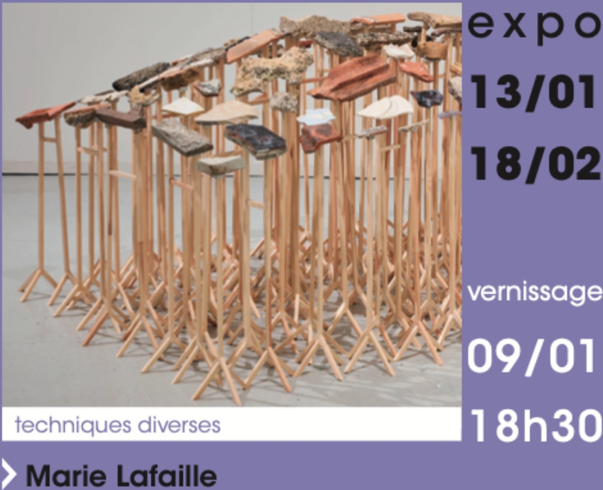Exposition à la Galerie G - Marie Lafaille_La Garde - mairie la Garde