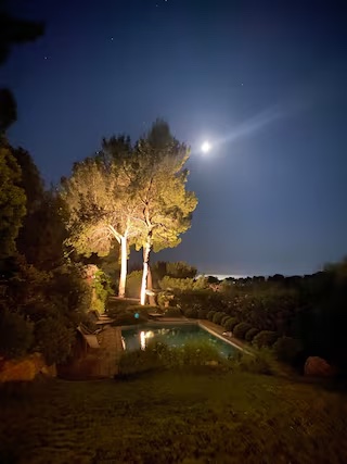 Vue mer de nuit - Helene de Carné