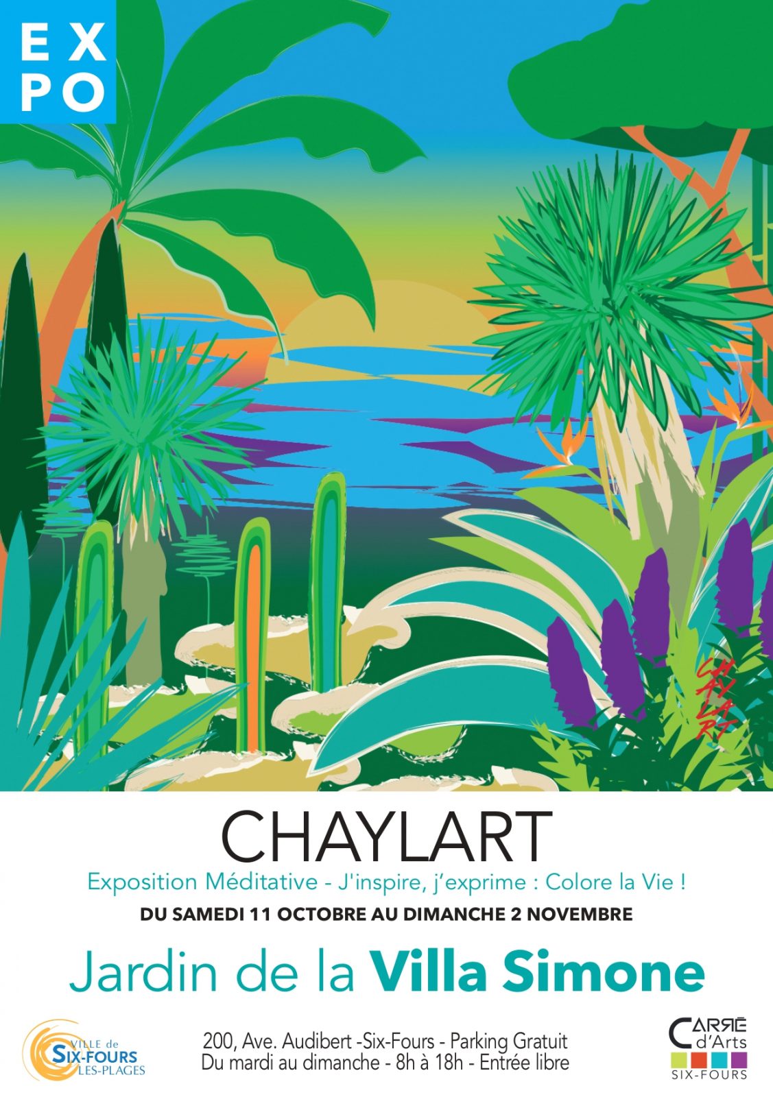 Exposition Méditative - J'inspire, j'exprime : Colore la Vie ! par Chaylart_Six-Fours-les-Plages - DR / Marie de Six Fours