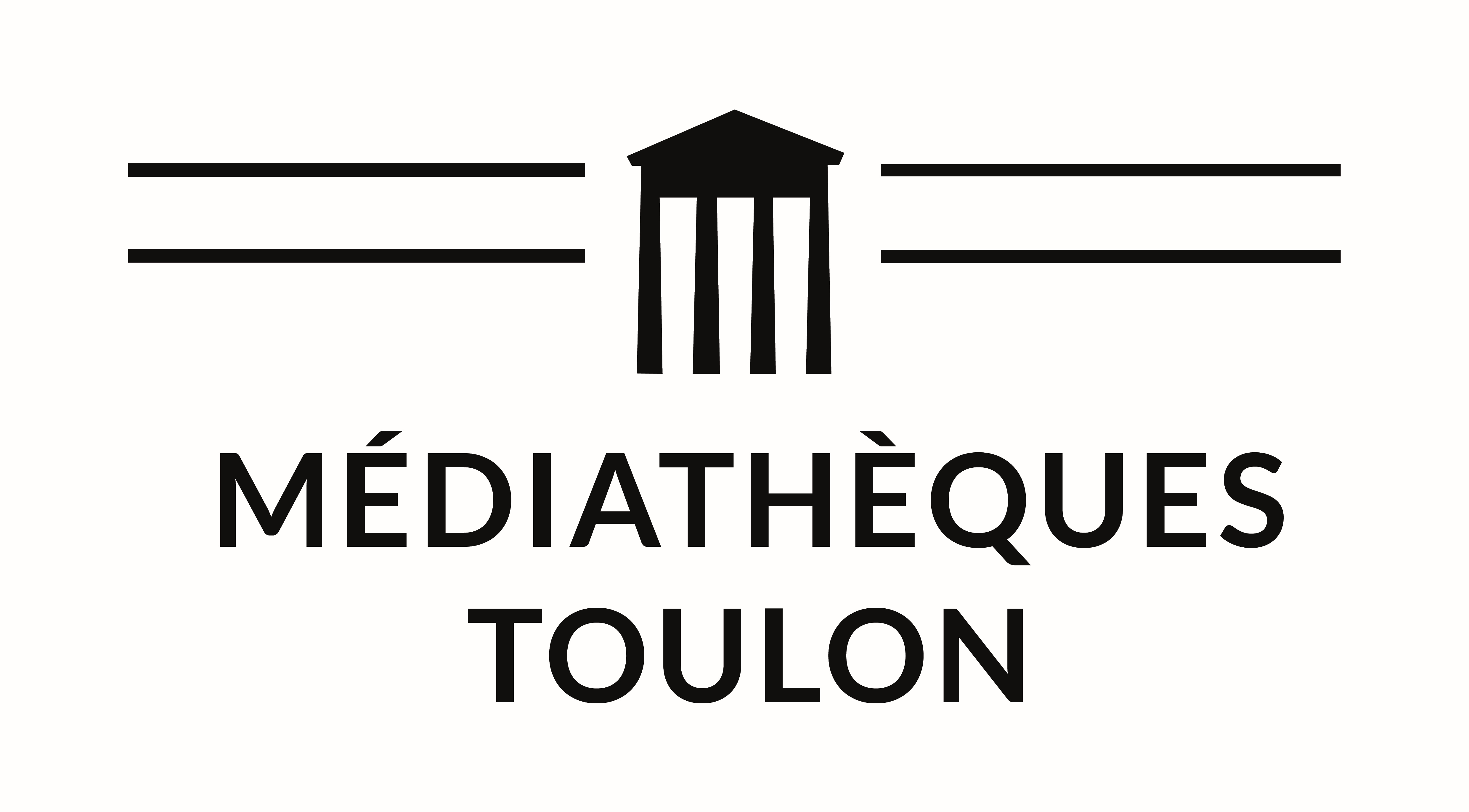 LOGO-MEDIATHEQUES-TOULON-NOIR-PICTO_réduit - DR / Médiathèques de Toulon