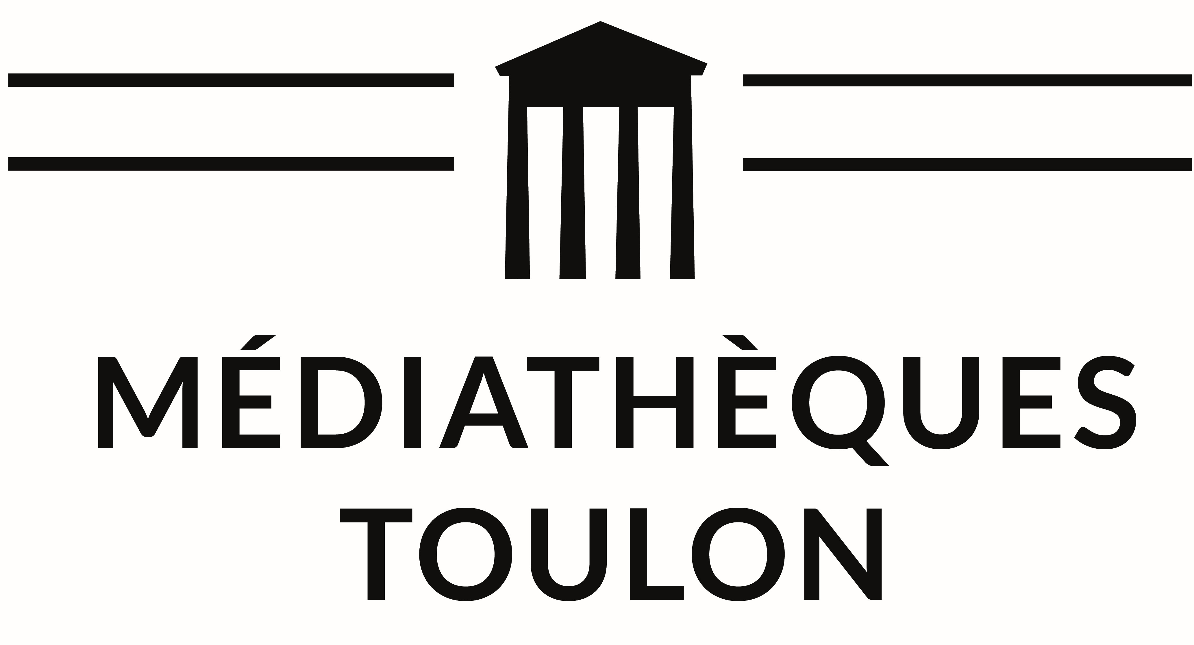 LOGO-MEDIATHEQUES-TOULON-NOIR-PICTO_réduit - Copie - DR / Médiathèques de Toulon