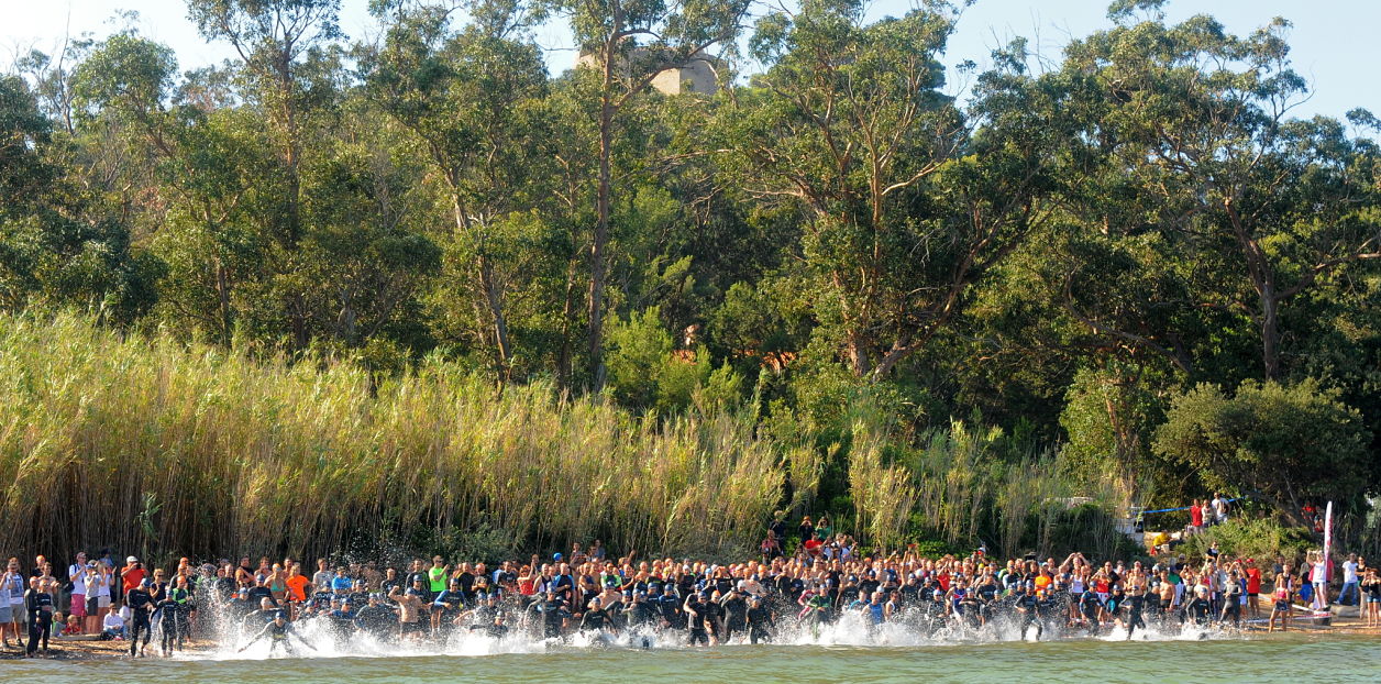 Triathlon Original de Porquerolles, Epreuve sportive, course, triathlon, île de Porquerolles, Parc National - Triathlon original de Porquerolles