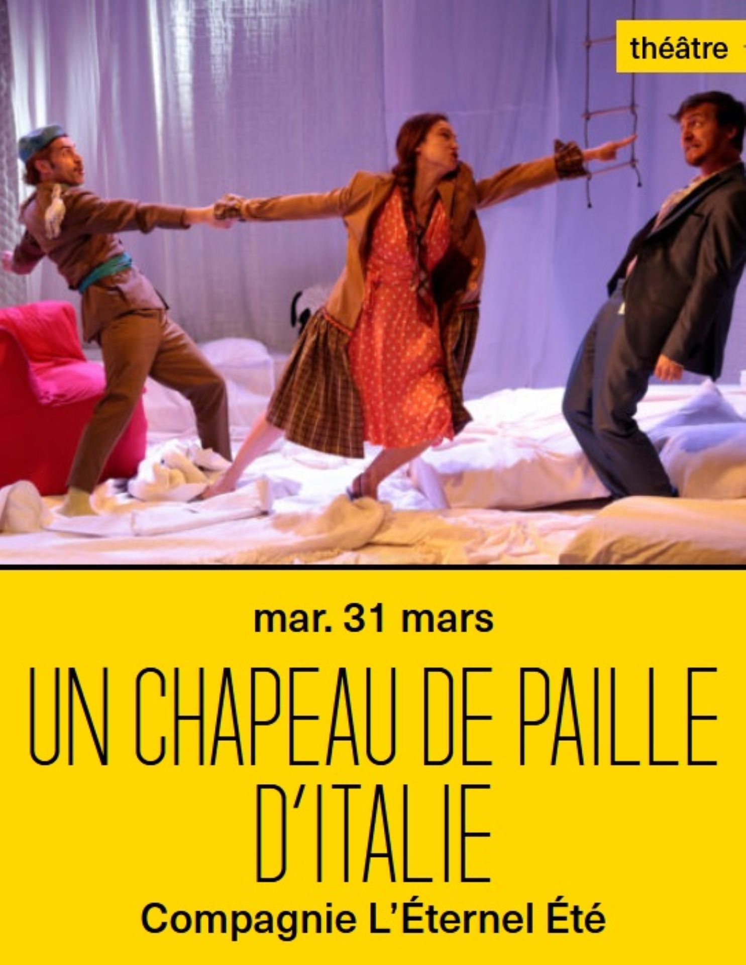 Théâtre - Un chapeau de paille d'Italie - Théâtre L'Escale_La Garde - Mairie de La Garde