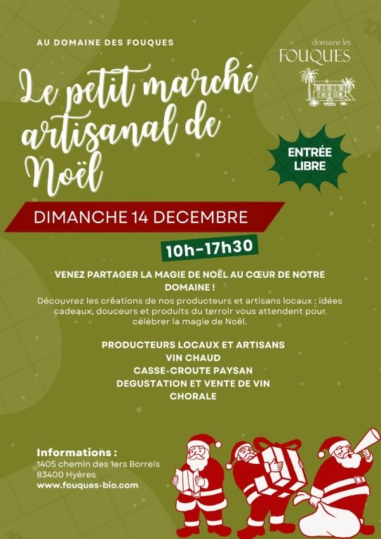 Affiche Fouques Noel 2025 (1) - DR / Domaine des Fouques