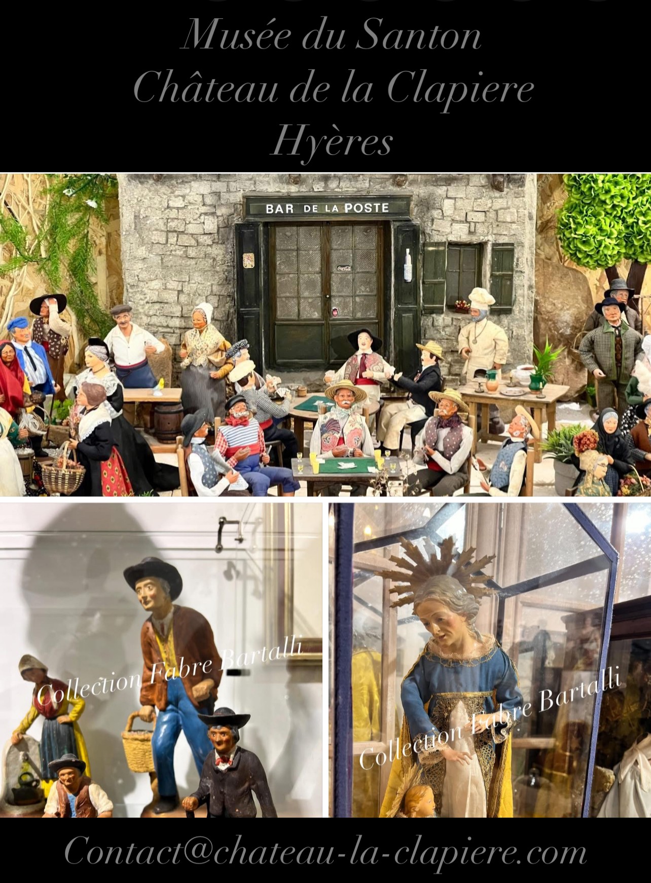 Visite commentée du Musée du Santon au Château de la Clapière_Hyères - DR / Château de La Clapière