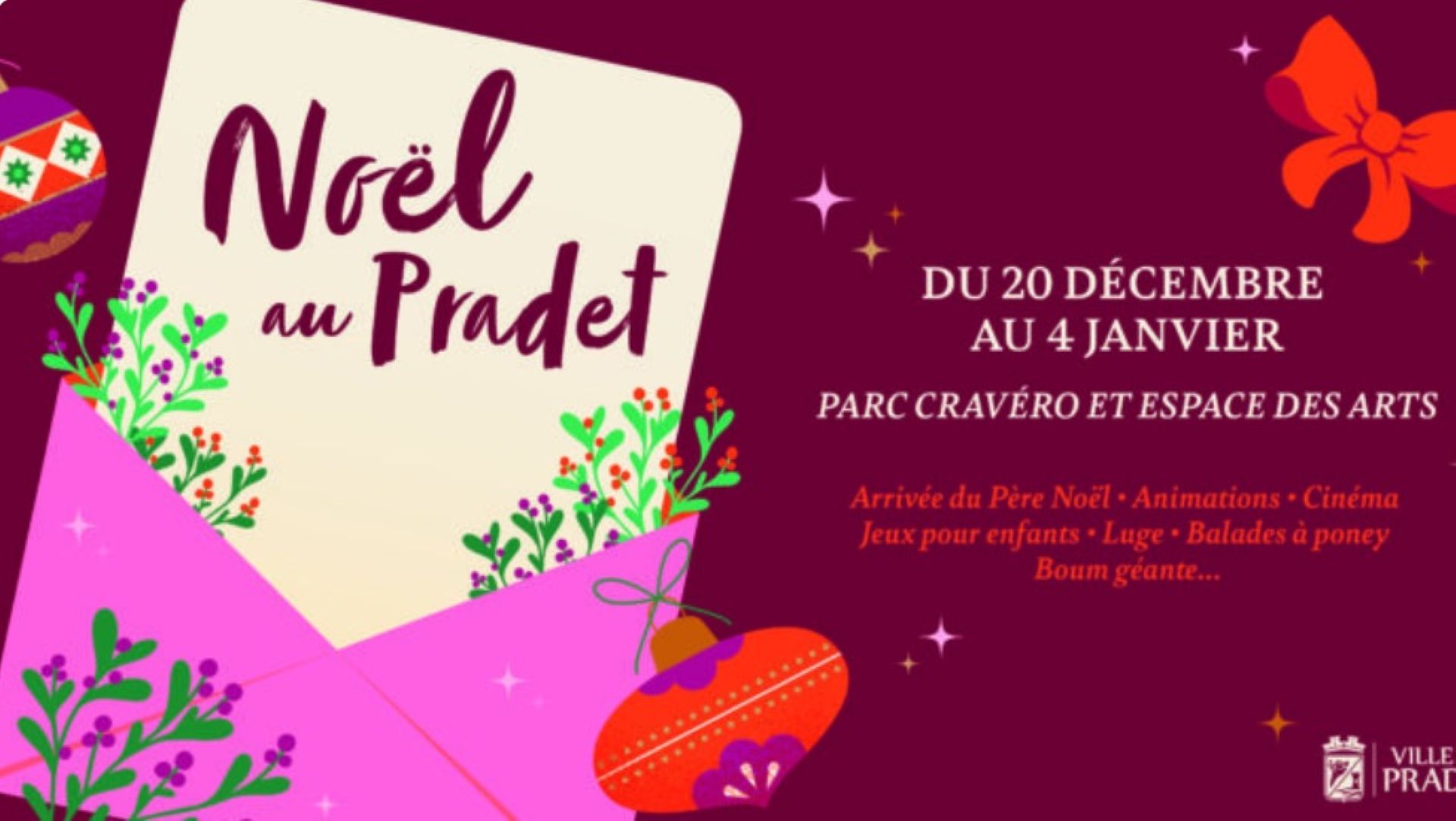 Festivités de Noël dans le Parc Cravéro_Le Pradet - Mairie du Pradet