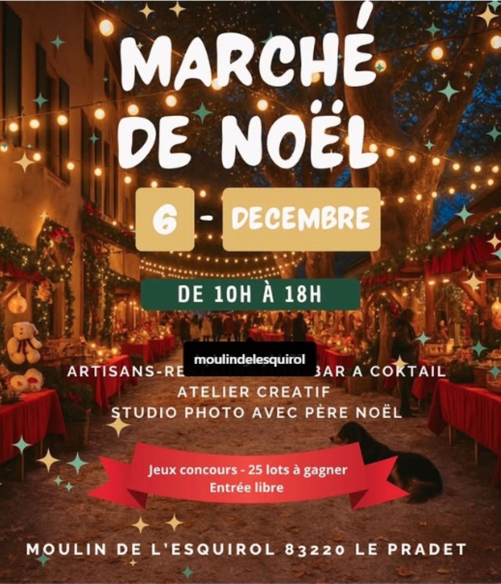 Marché de Noël au moulin de l'Esquirol_Le Pradet - Moulin de l'Esquirol