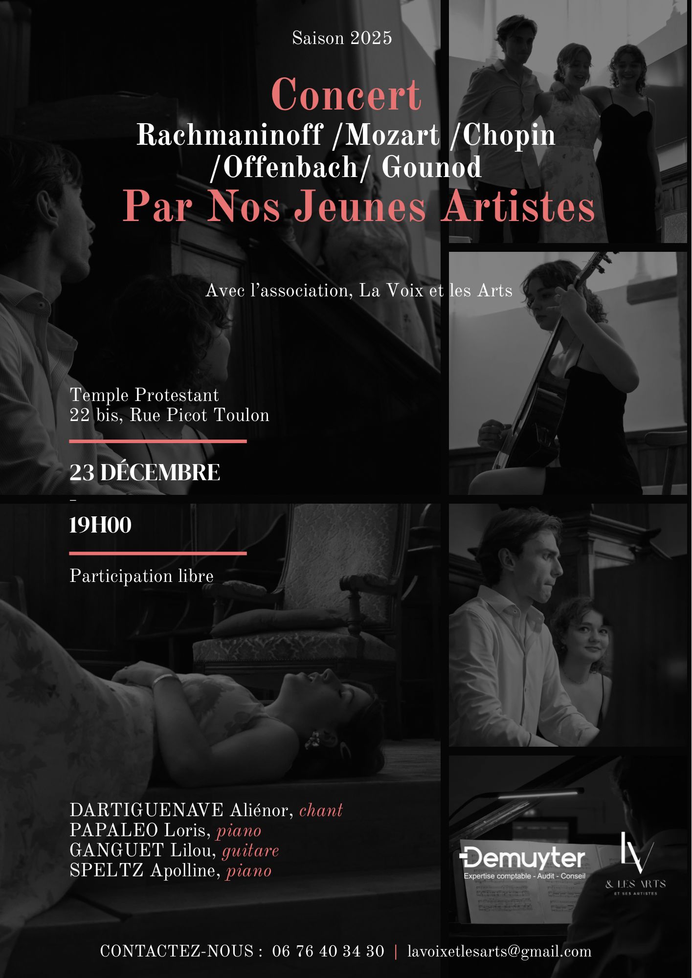 Concert Carte Blanche de LVELA - DR / La Voix et les Arts