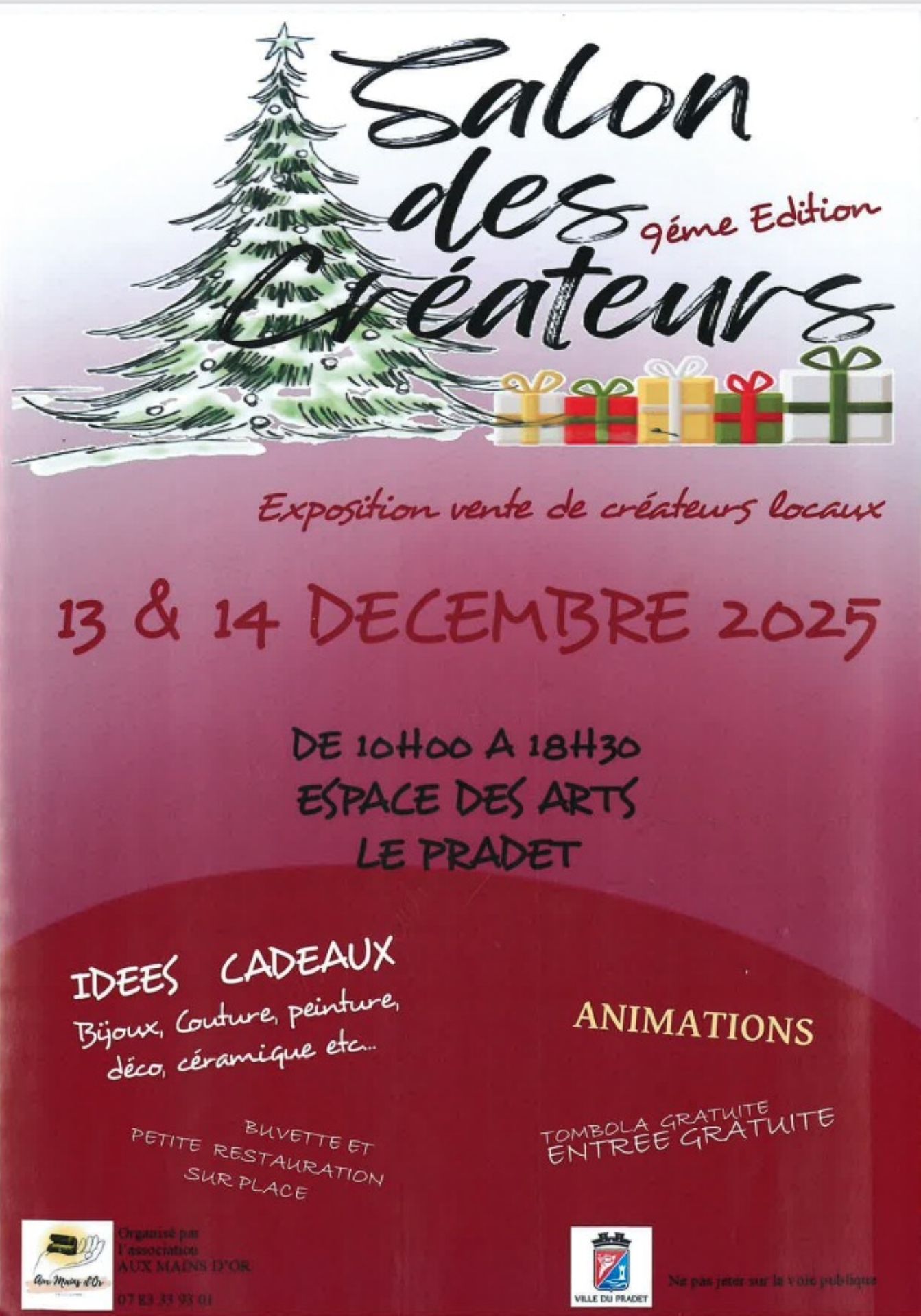 Salon des créateurs "Aux mains d'or"_Le Pradet - Mairie du Pradet