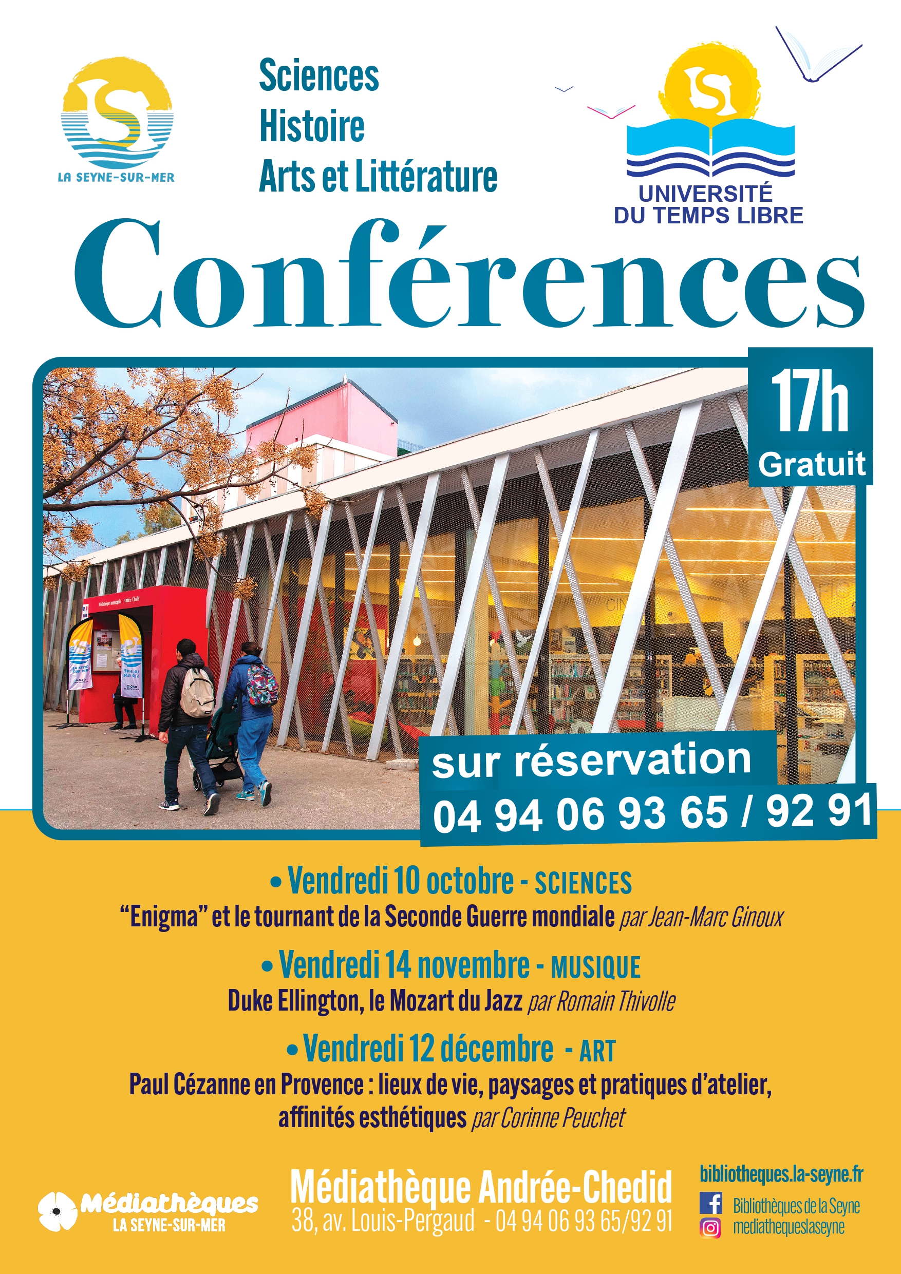 Conférence - "Paul Cézanne en Provence : lieux de vie, paysages et pratiques d'atelier, affinités esthétiques"_La Seyne-sur-Mer - DR / Médiathèque Andrée Chedid