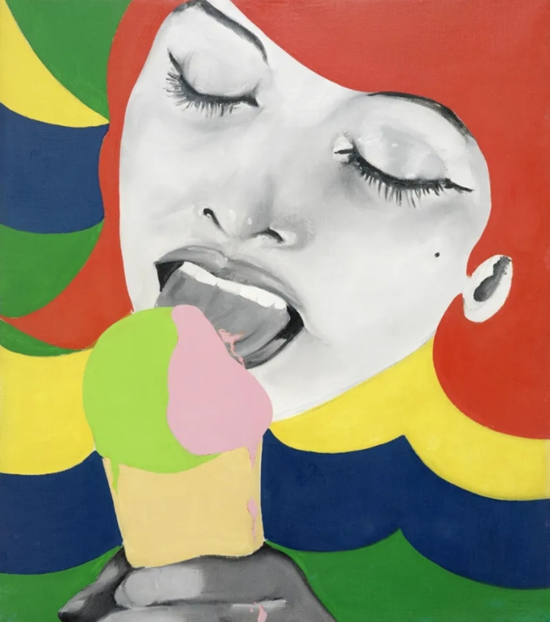 AXELL EVELYNE, Ice Cream 1, 1964 - @AXELL EVELYNE @FondationCarmignac