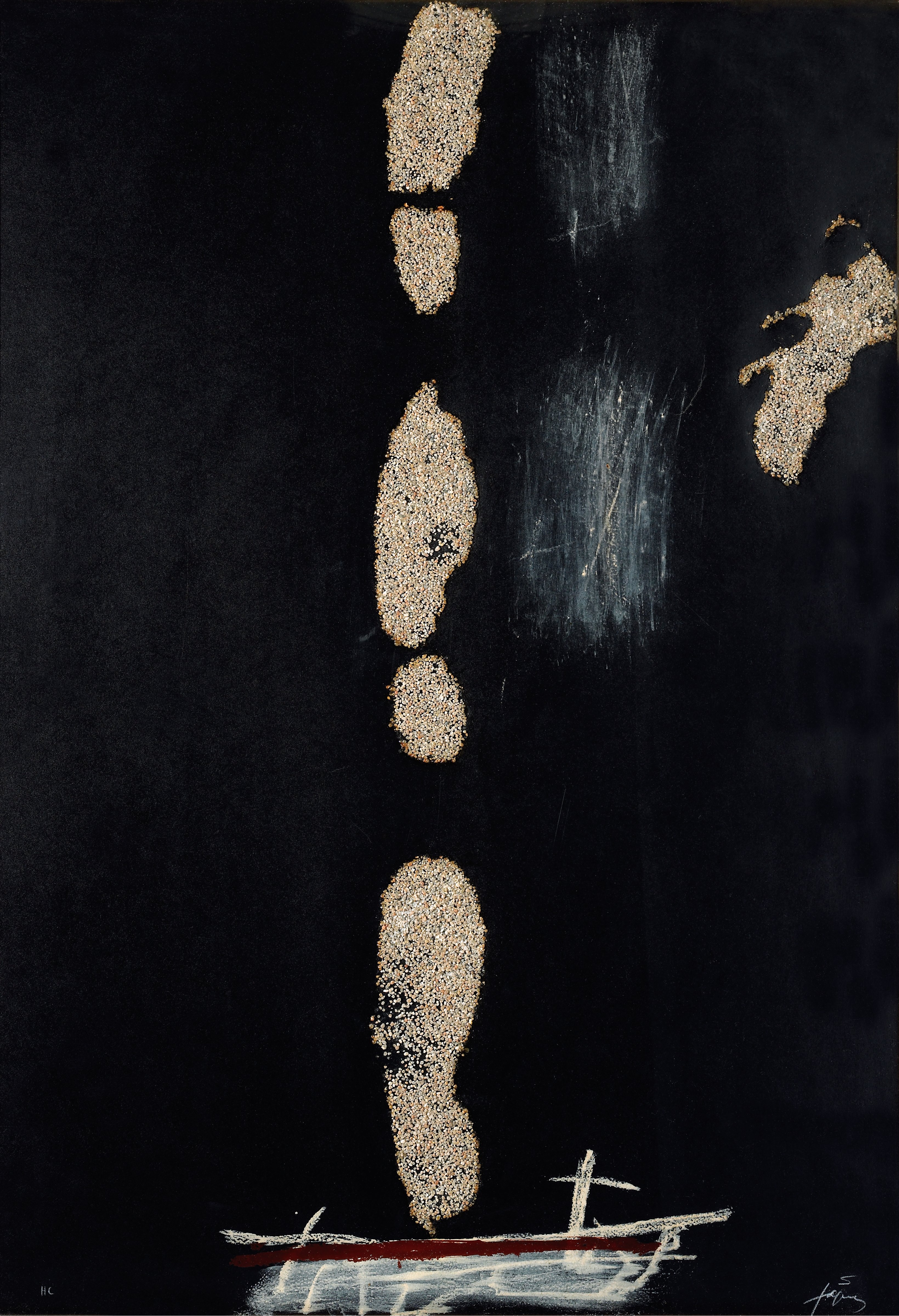 TAPIES_Empreintes de pas_1 - TAPIES_Empreintes de pas_1©Adagp Paris, 2026