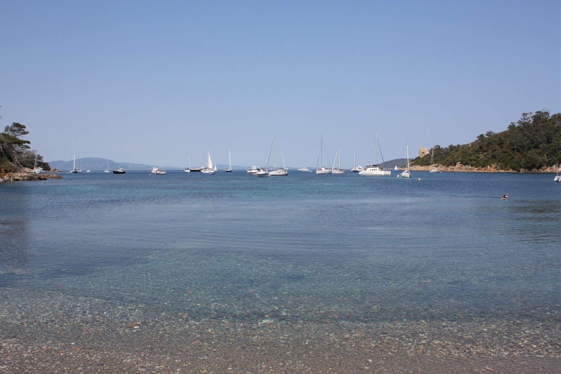 Plage de Port Man - île de Port-Cros - Hyères - Christel Gerardin - Parc National de Port-Cros