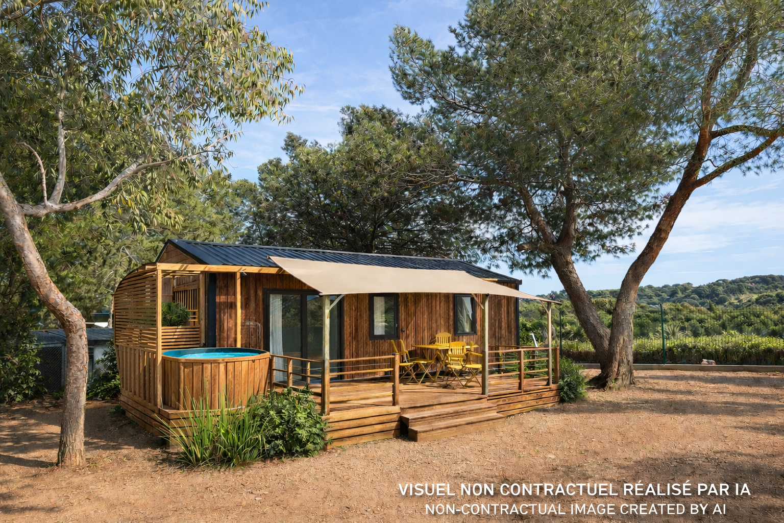 Mobile home Océane Spa - SAS ELC - Camping La Presqu'île de Giens