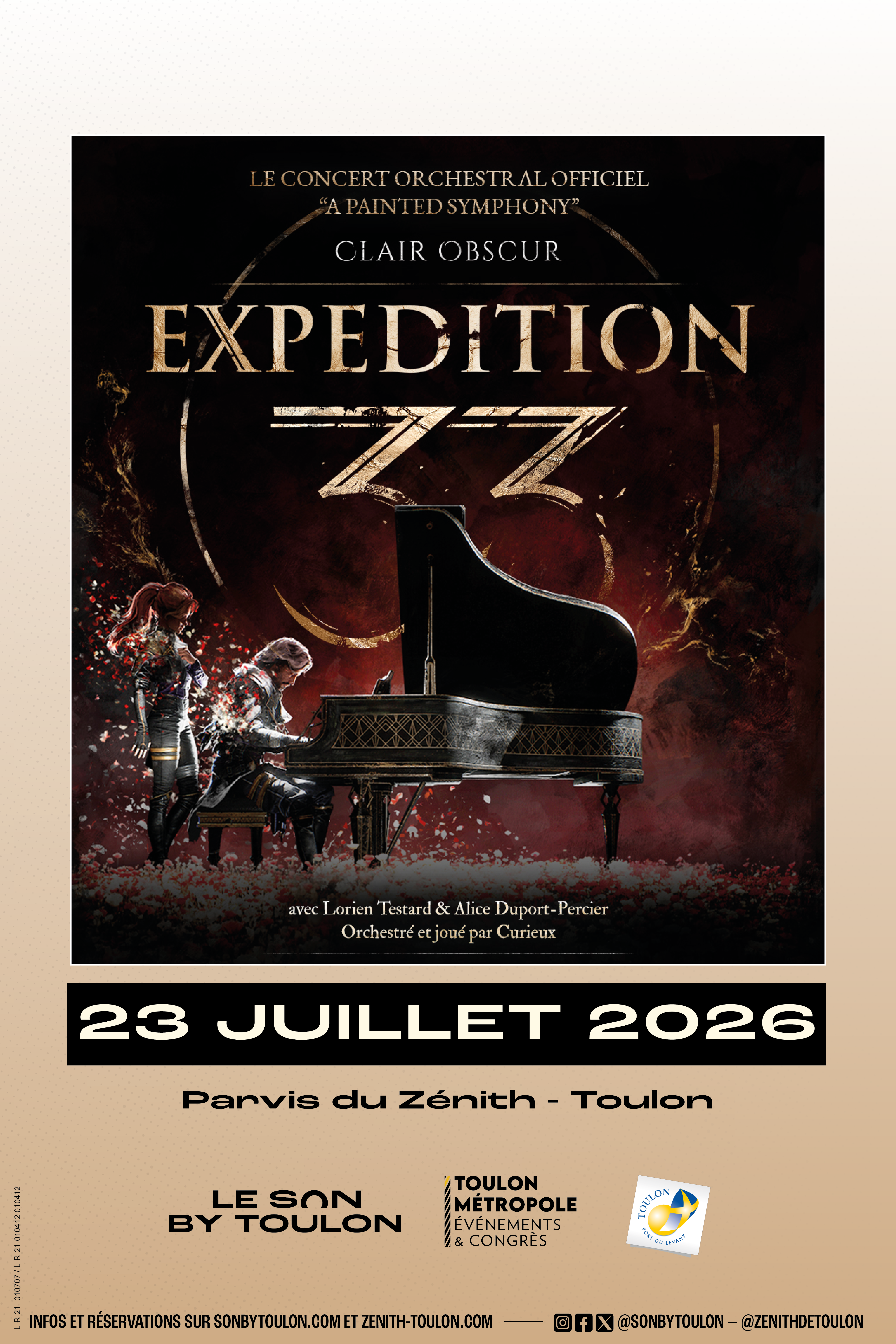AFFICHE EXPEDITION 33 V1 - DR / Toulon Métropole Évènements et Congrès