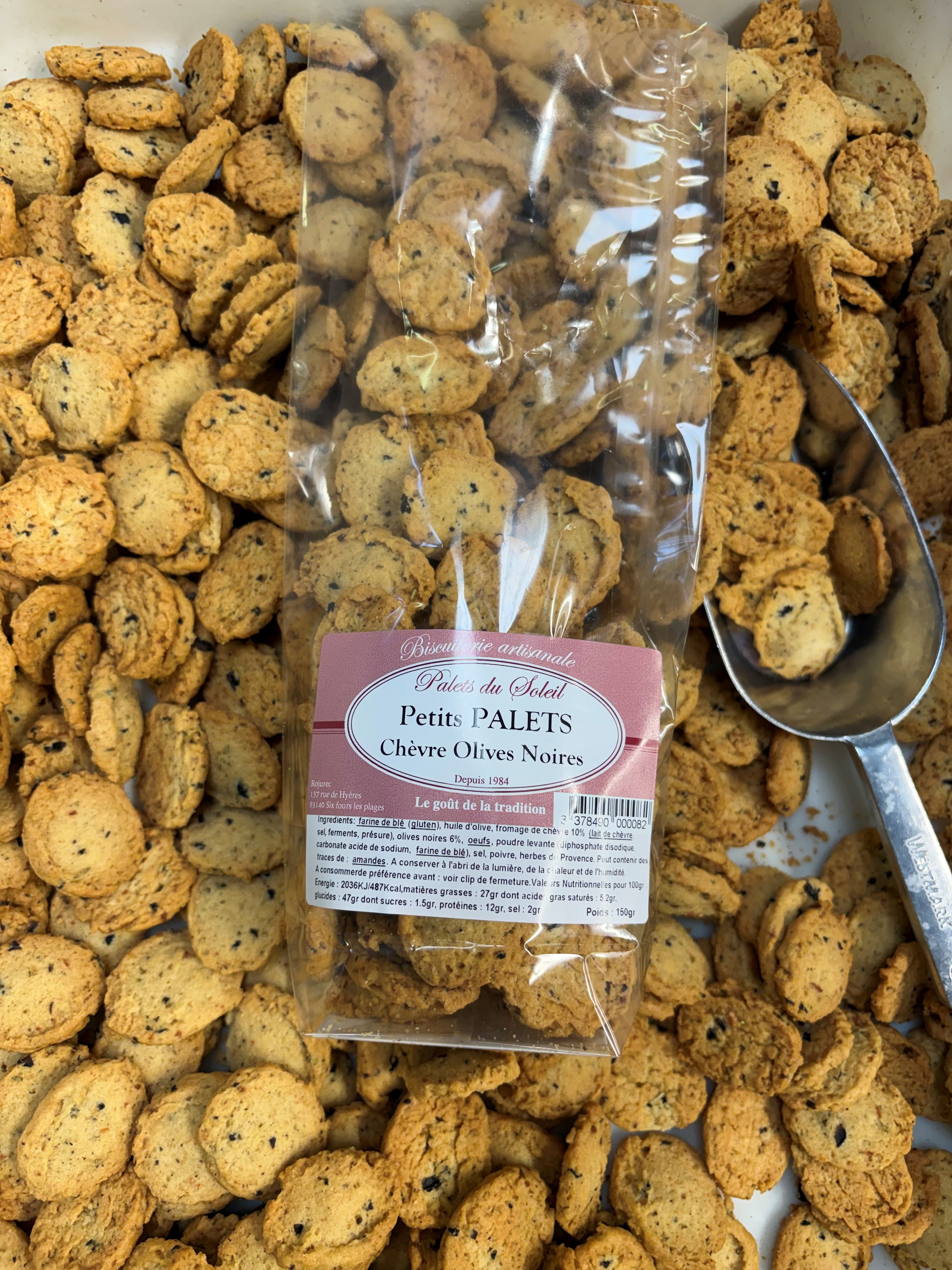 biscuits salés - PALETS DU SOLEIL