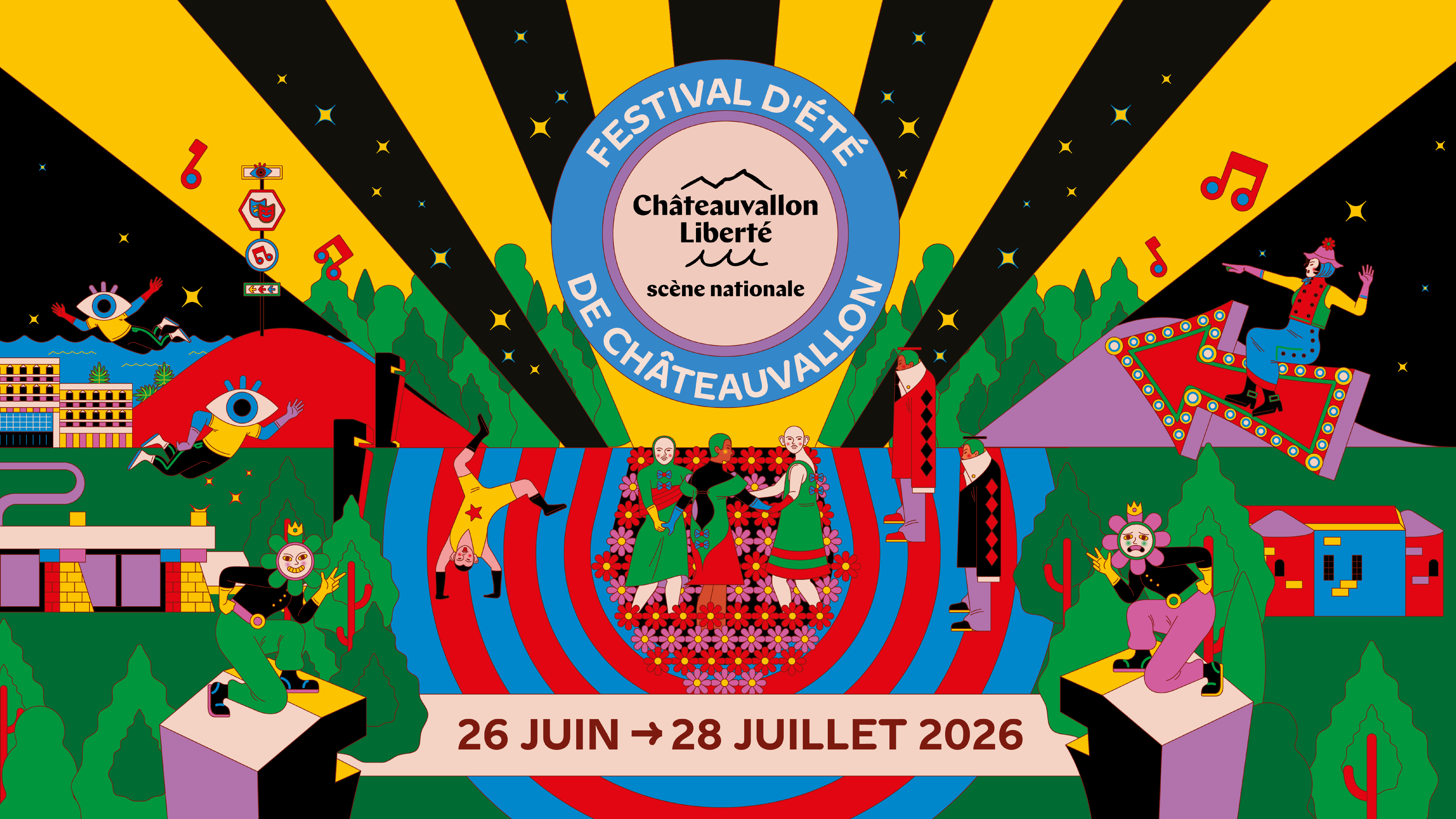 Visuel Festival d'été de Châteauvallon 2026 © Jun Ioneda - Jun Ioneda