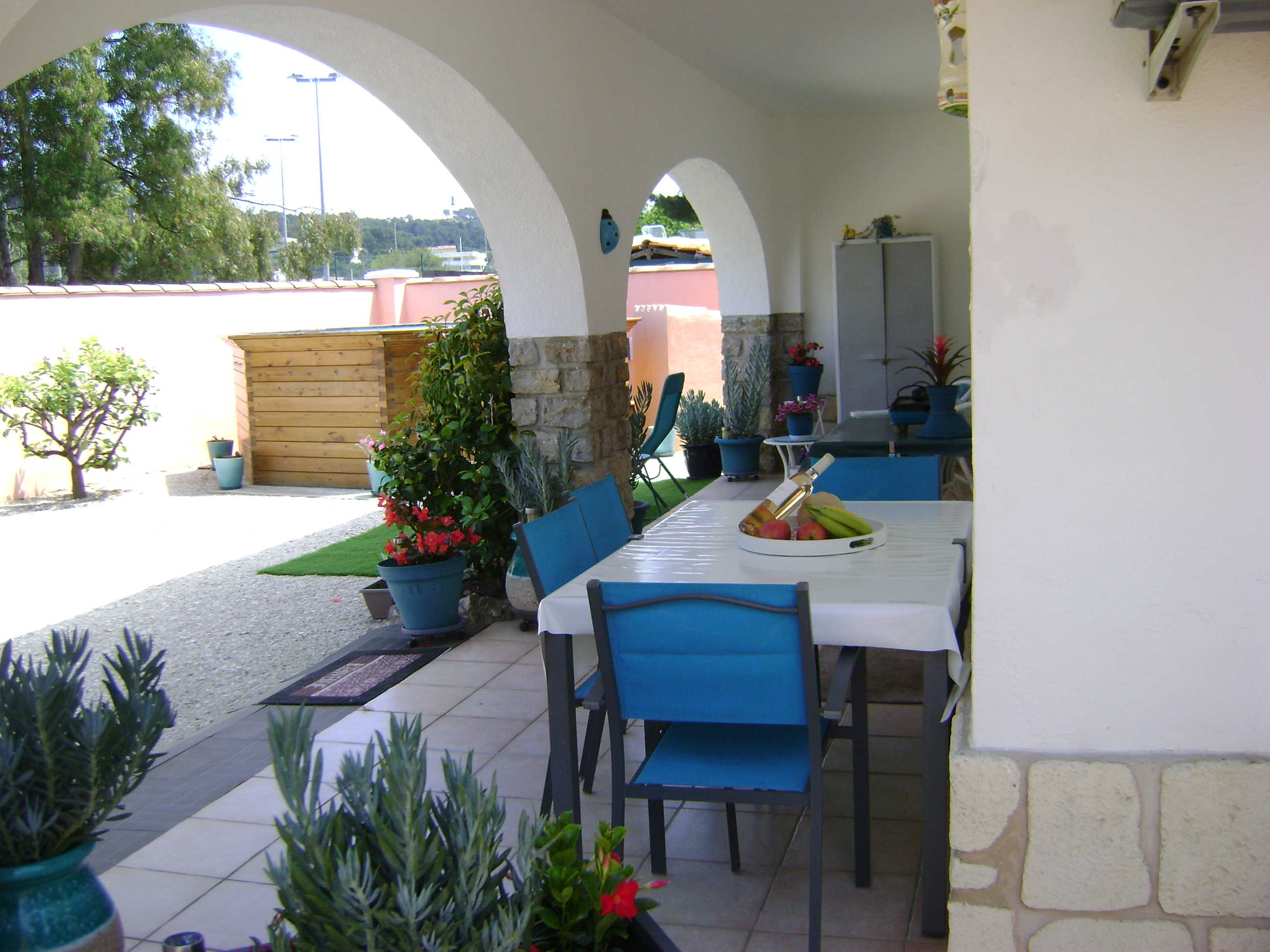 Partie terrasse/côté repas - Lamant