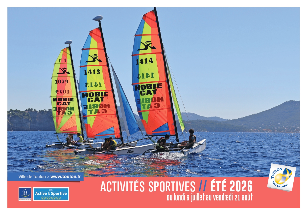 Plaquette_Activites sportives enfant ado été 2026_page-0001 - DR / Direction des Sports Ville de Toulon